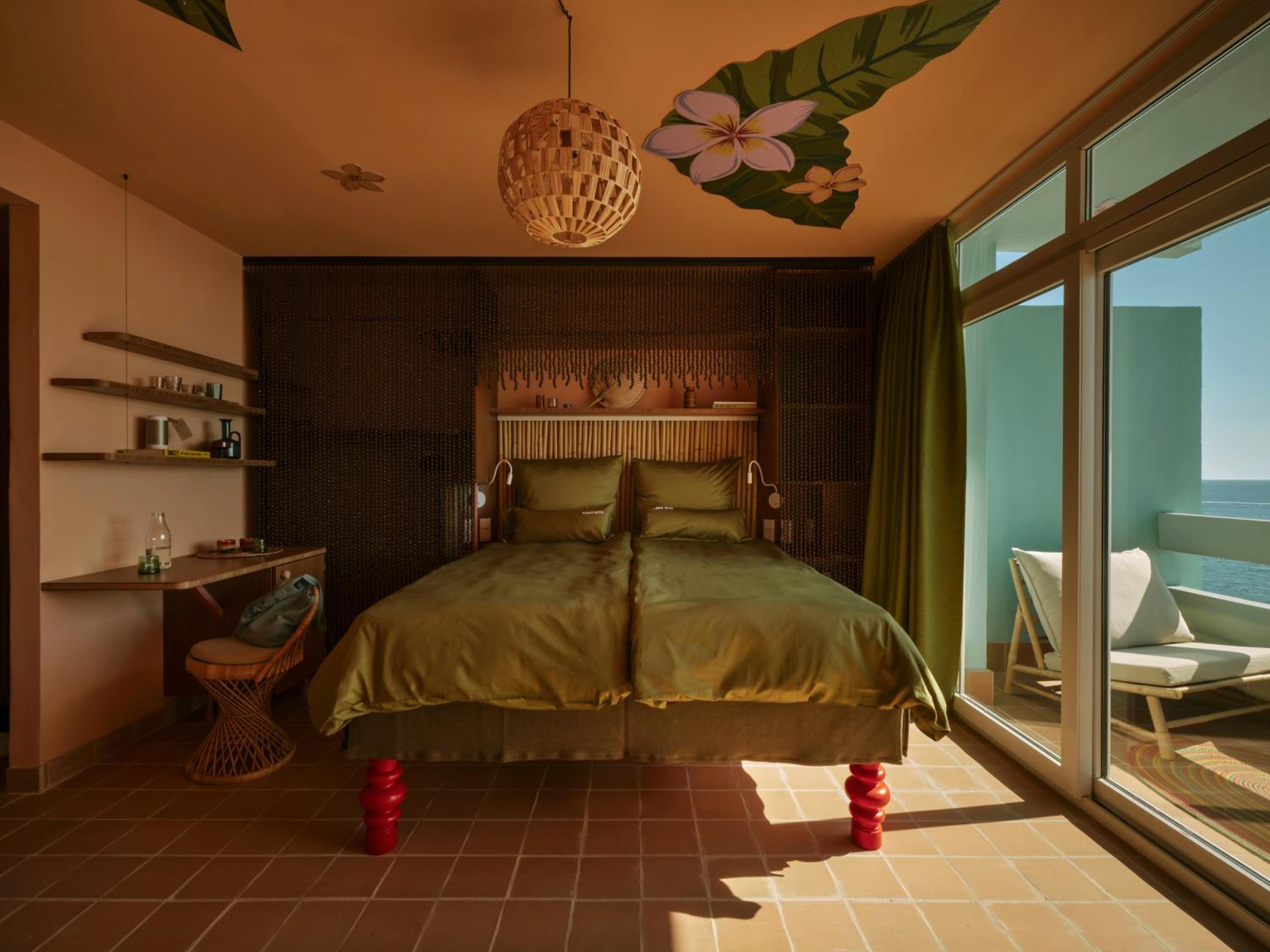 Habitación Doble Deluxe con Balcón y Vista al Mar