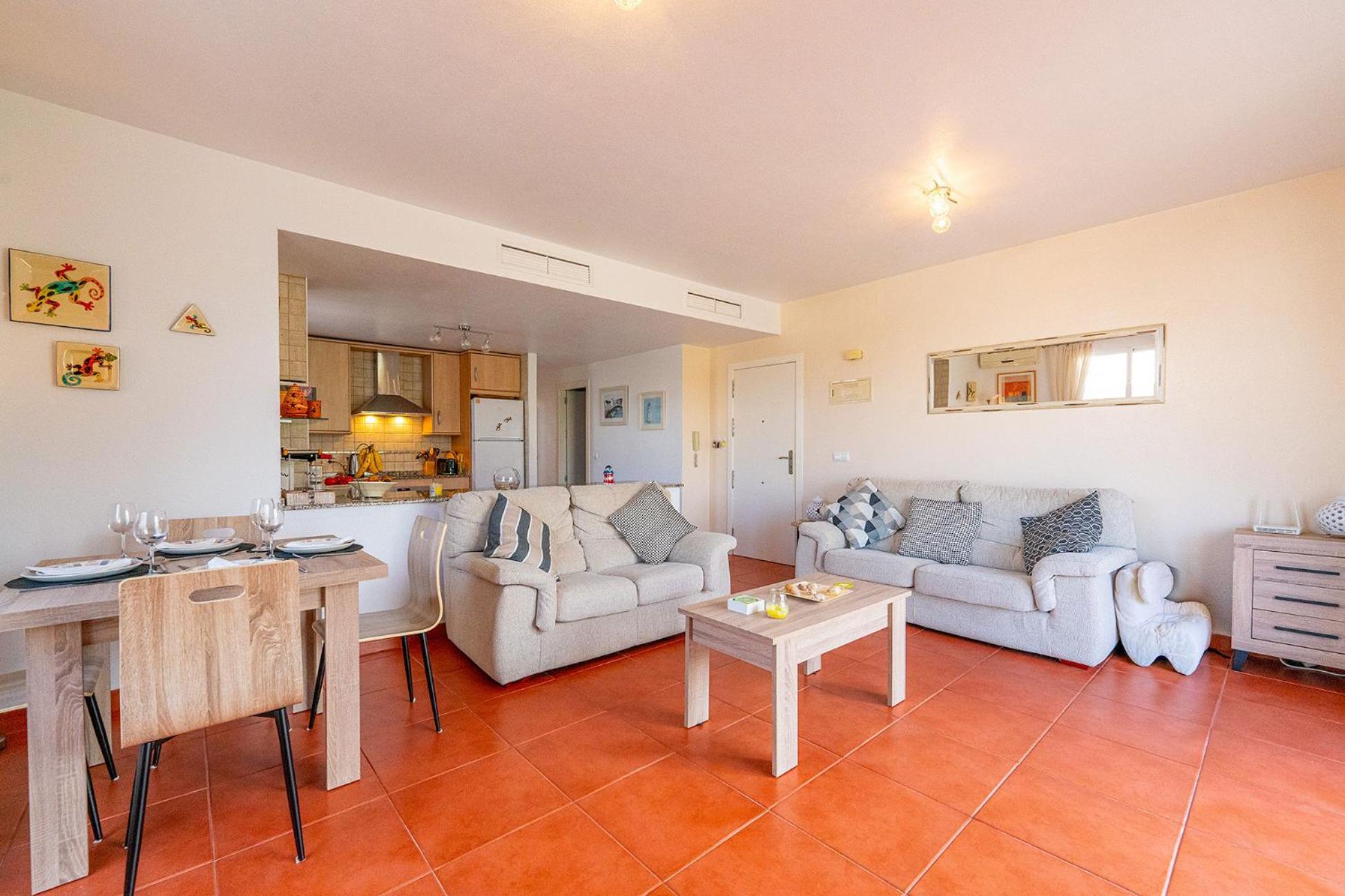Apartamento con vista al mar