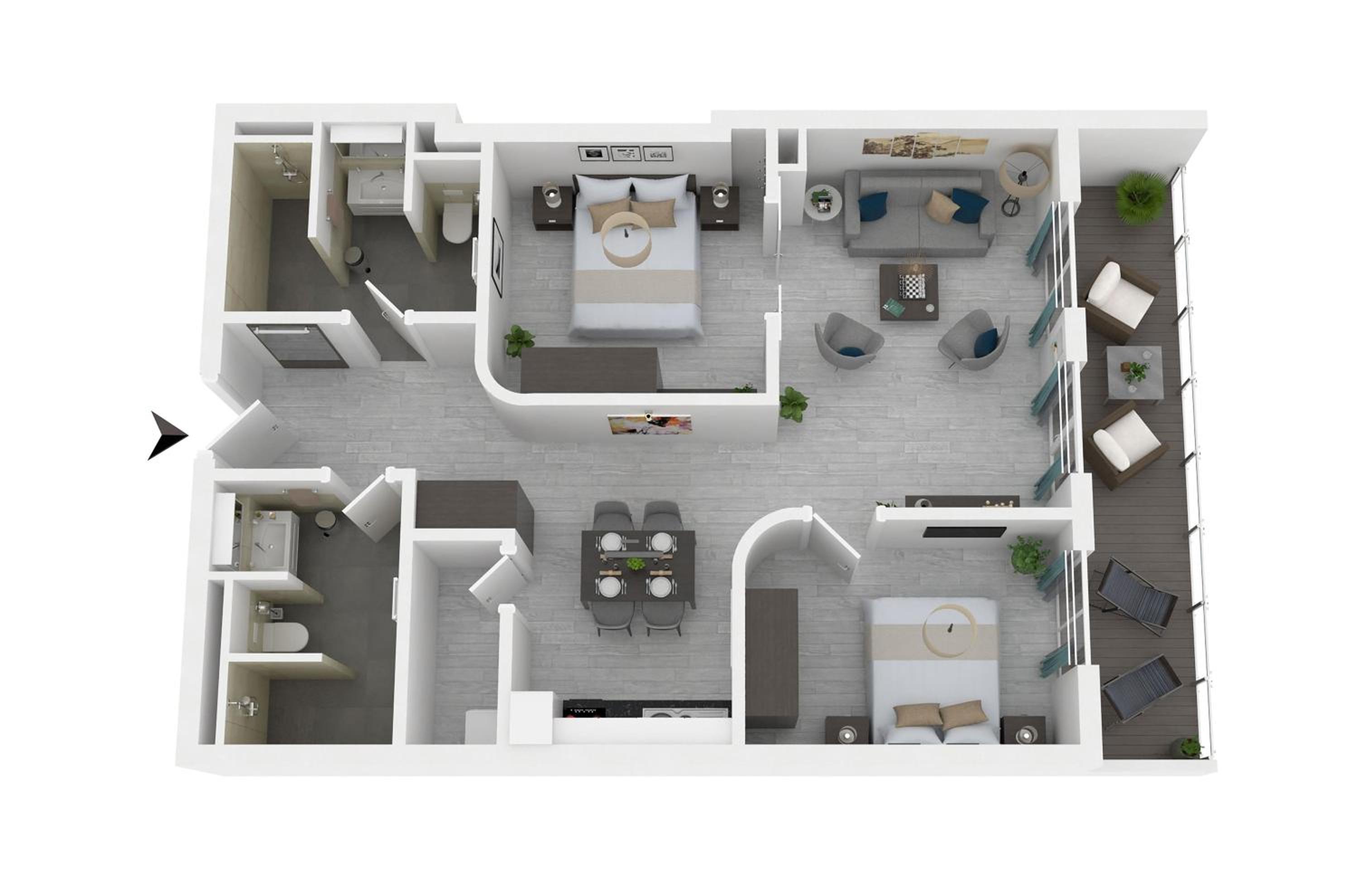 Apartment with Lake View photo 3