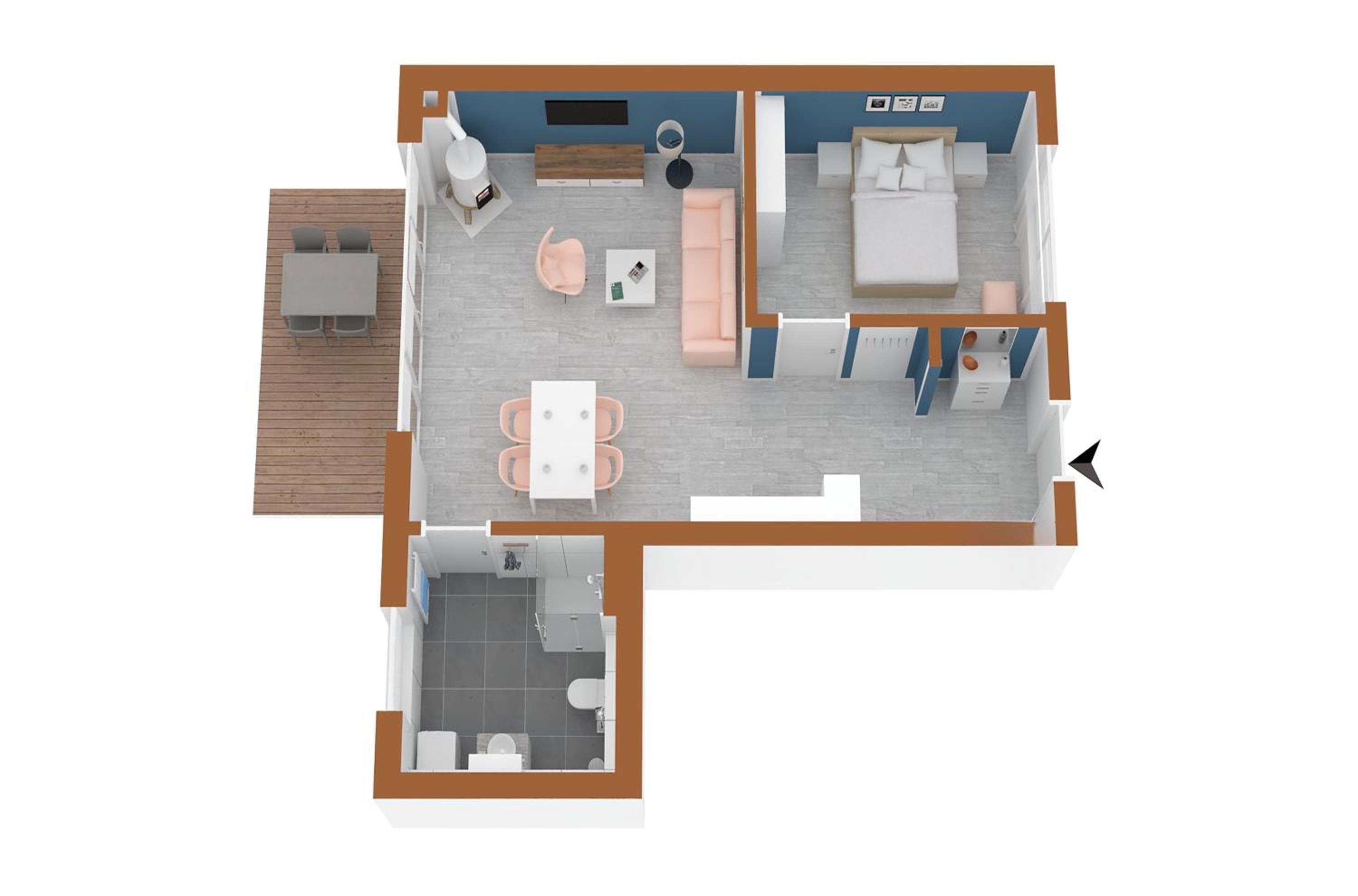 Apartment with Lake View photo 3