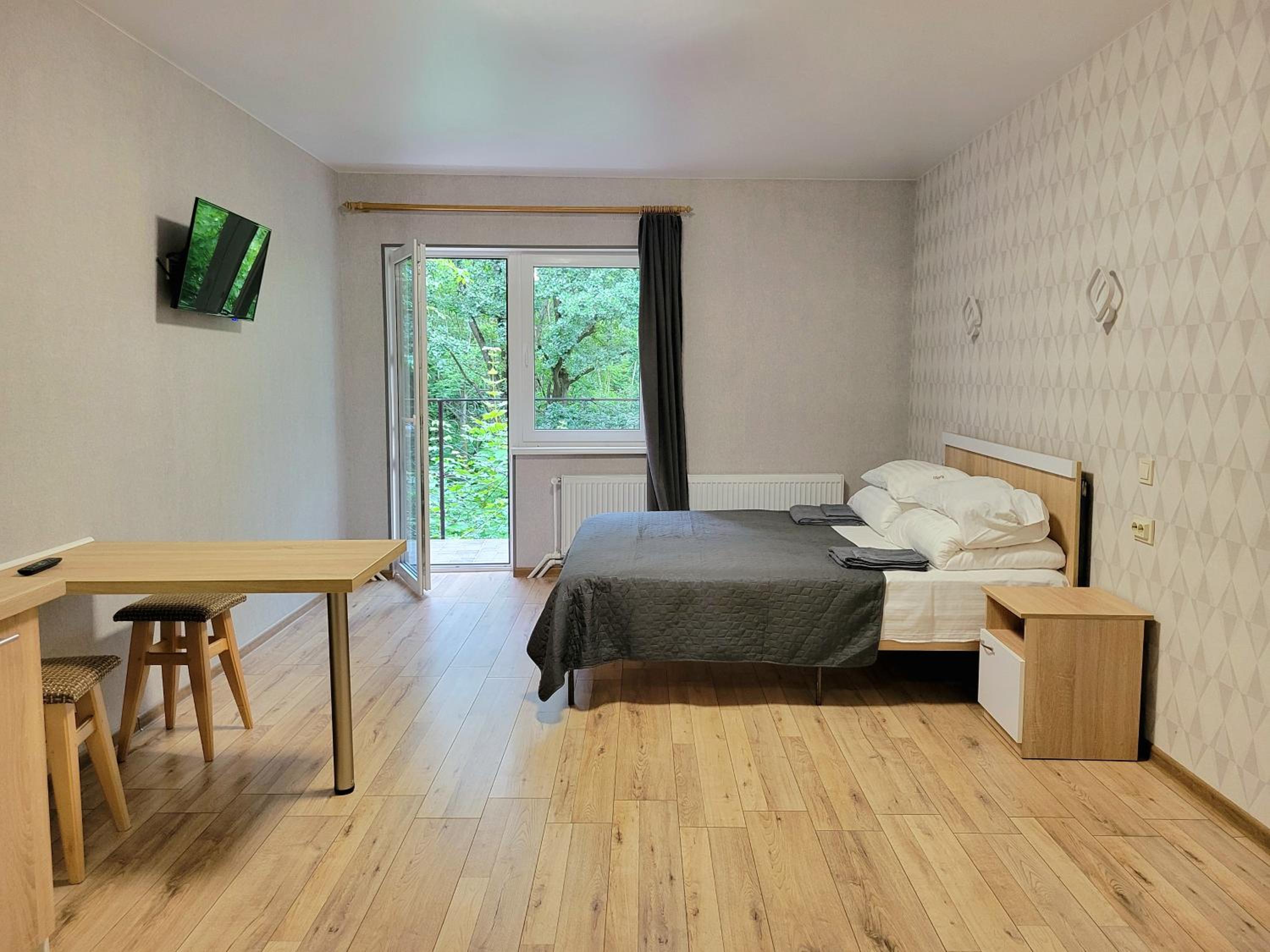 Studio Apartment with Balcony