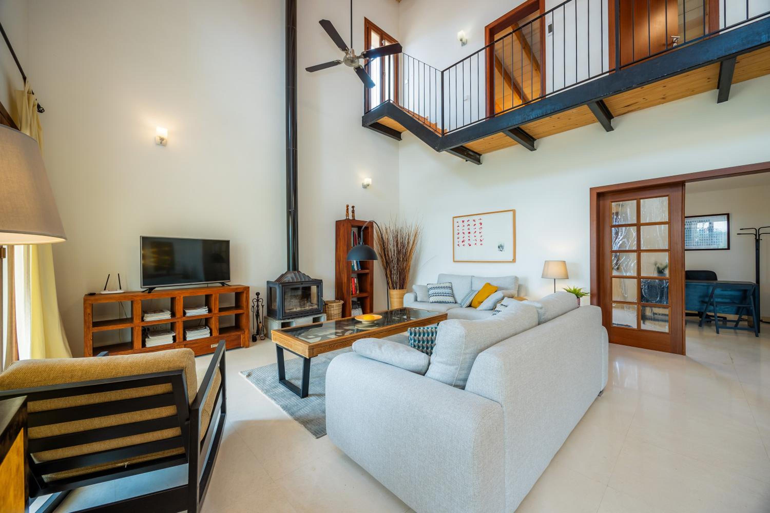 Villa con vistas al jardín