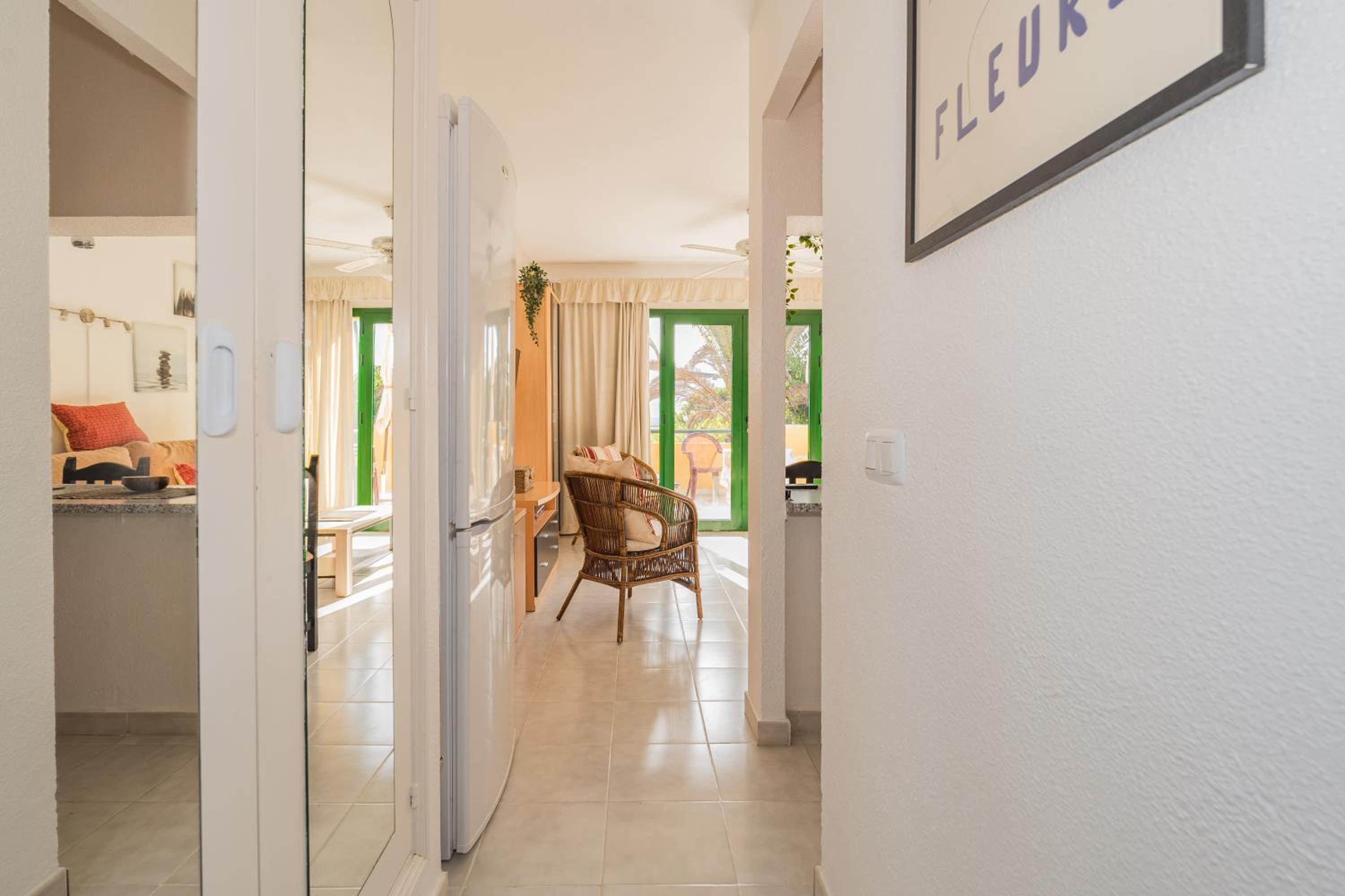 Apartamento de una habitación con terraza