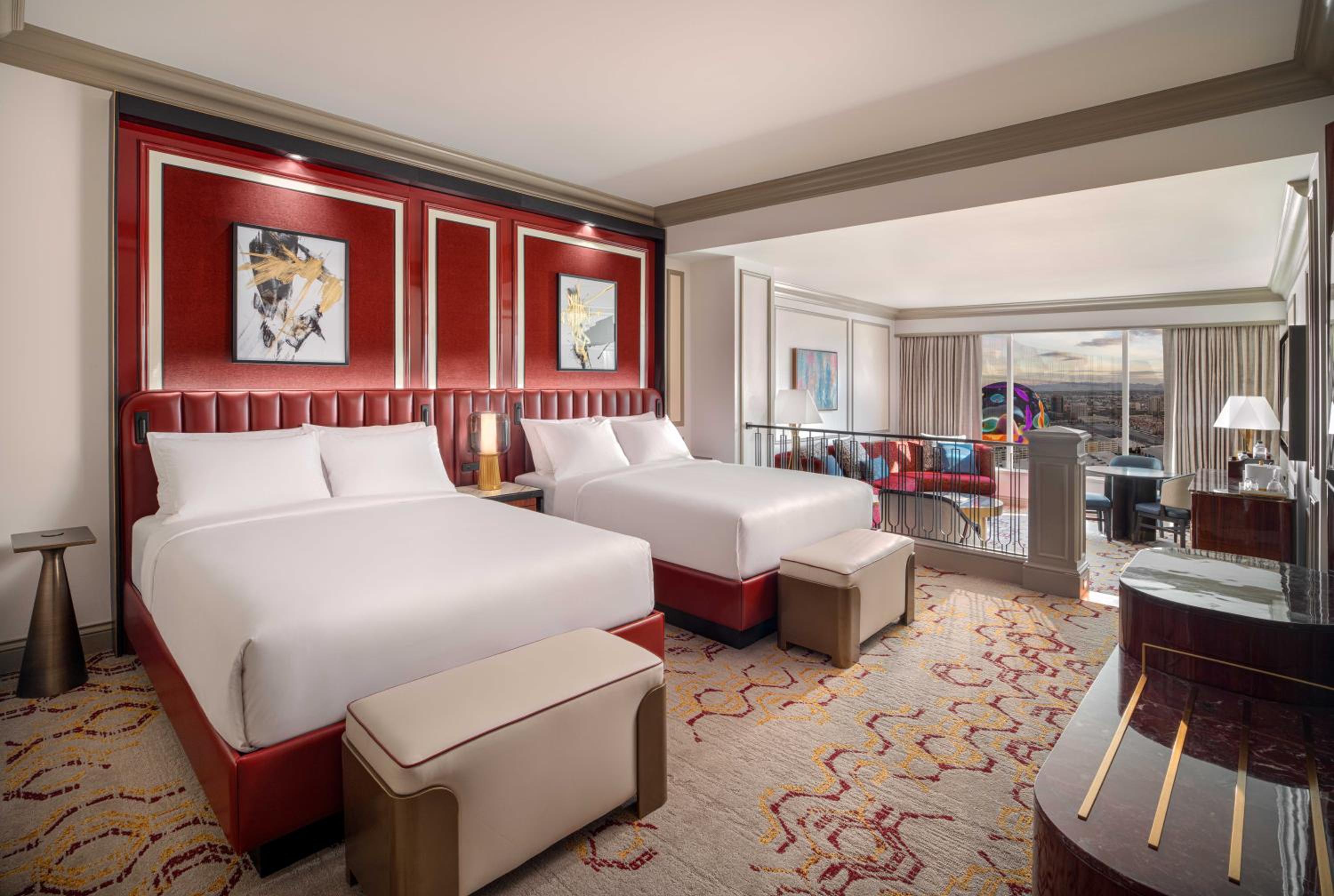 Newly Remodeled Luxury Two Queen Sphere View Suite