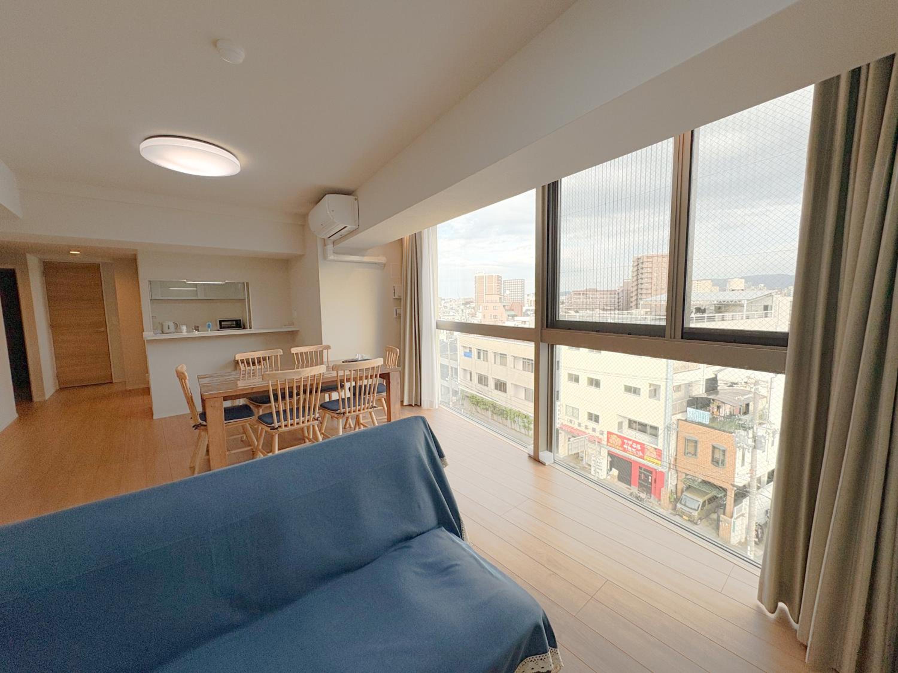Three-Bedroom Premium Apartment with Balcony