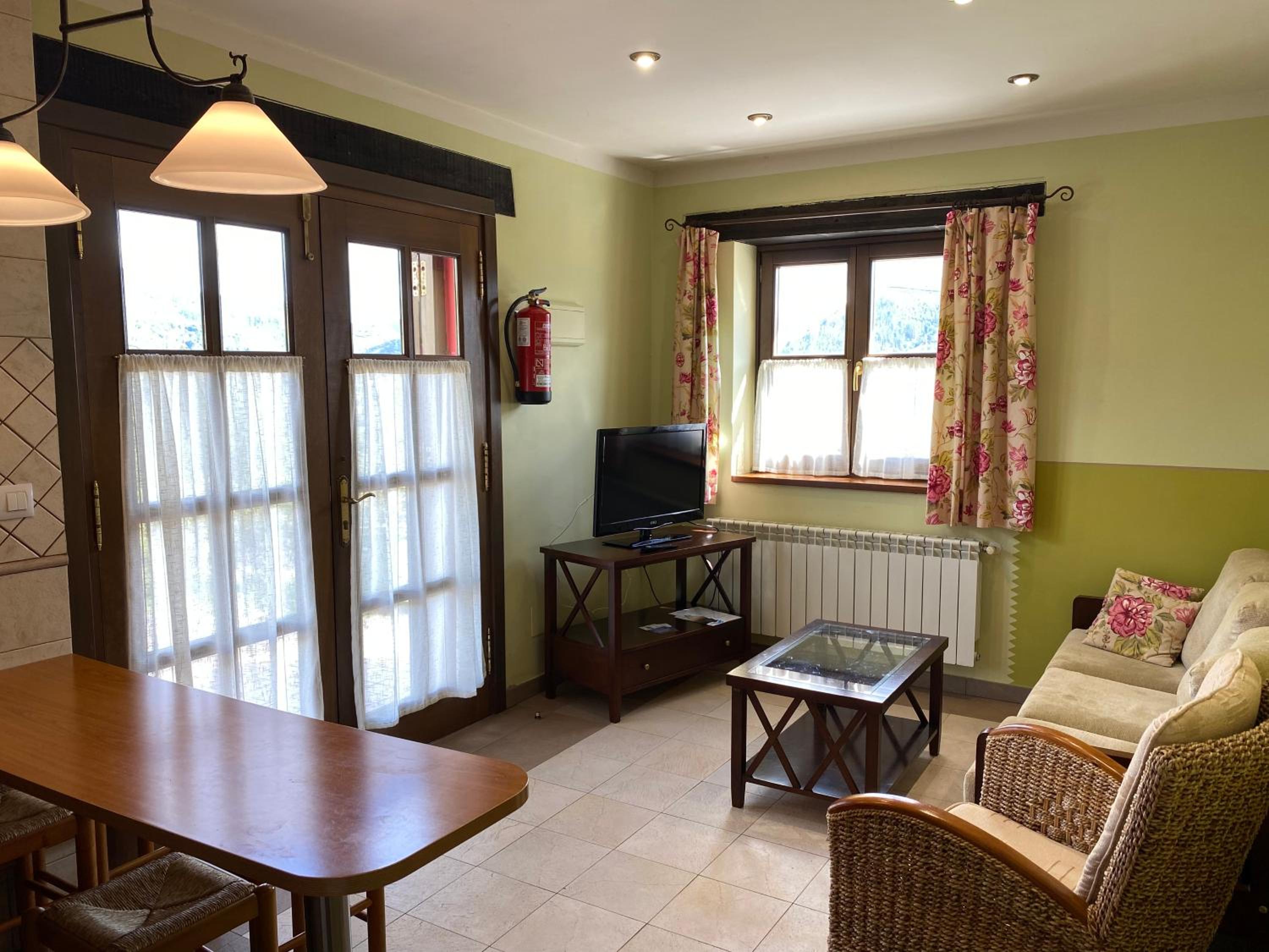 Apartamento con vista al jardín