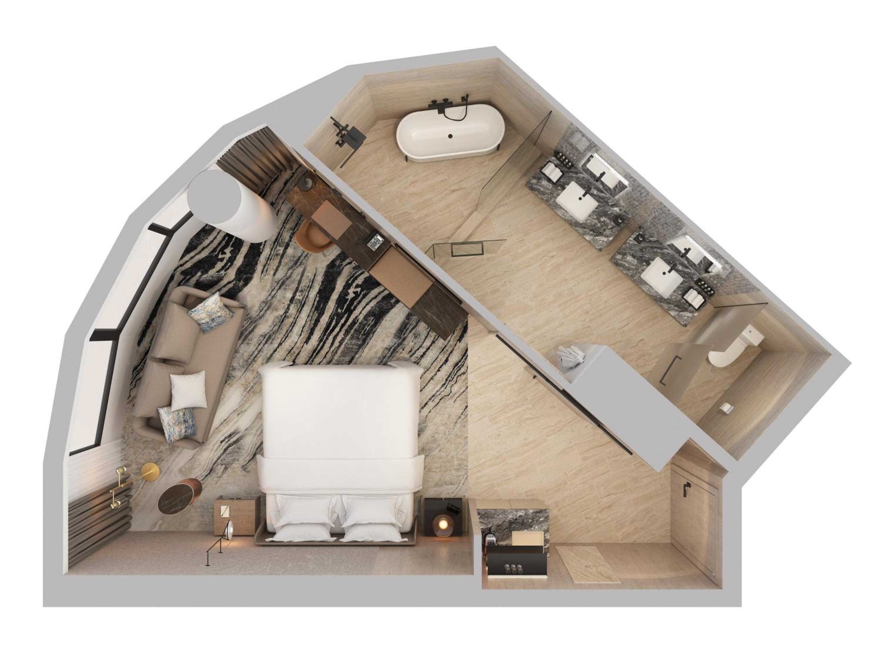 Premium Corner King Room - Photo 10