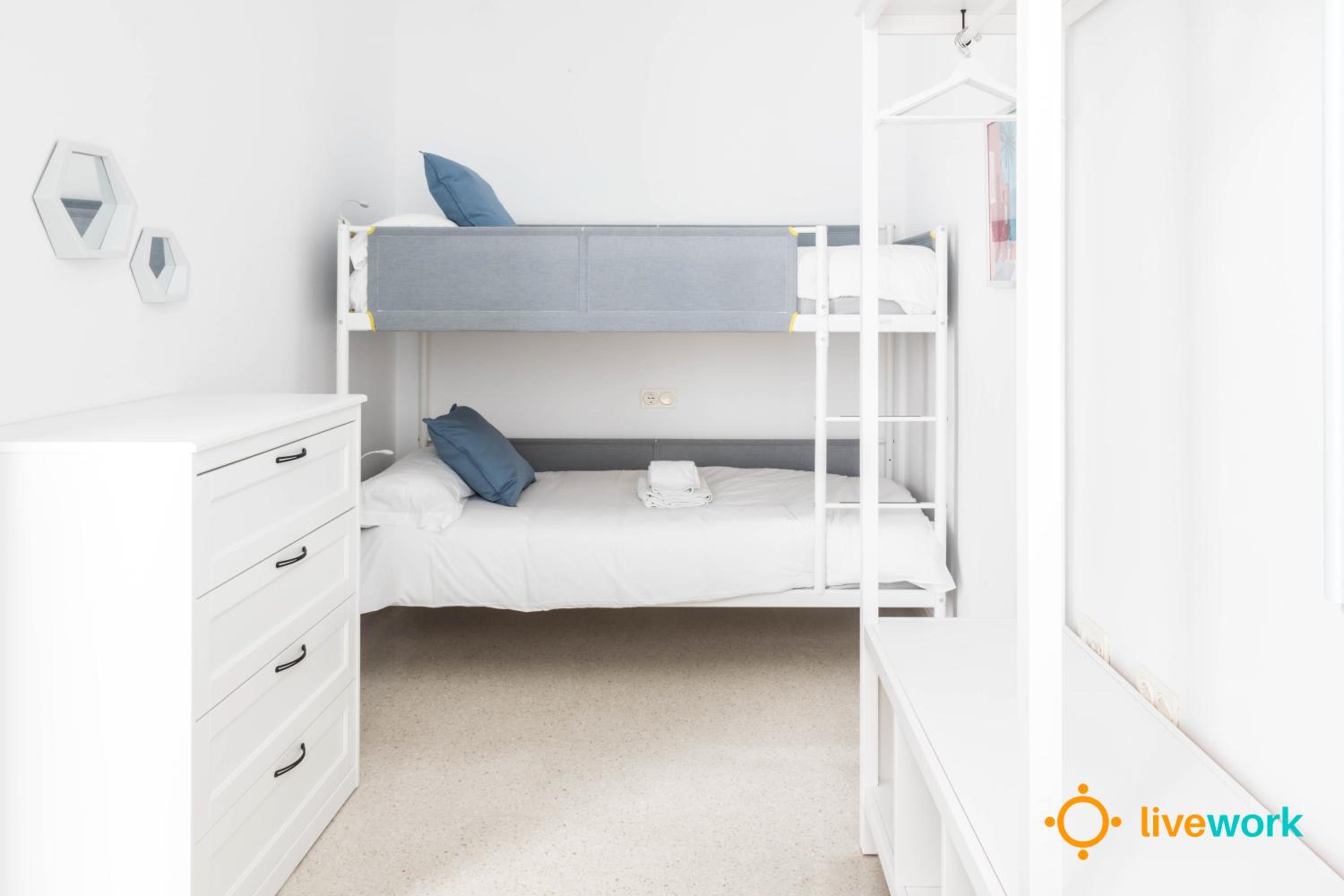 Apartamento de dos habitaciones
