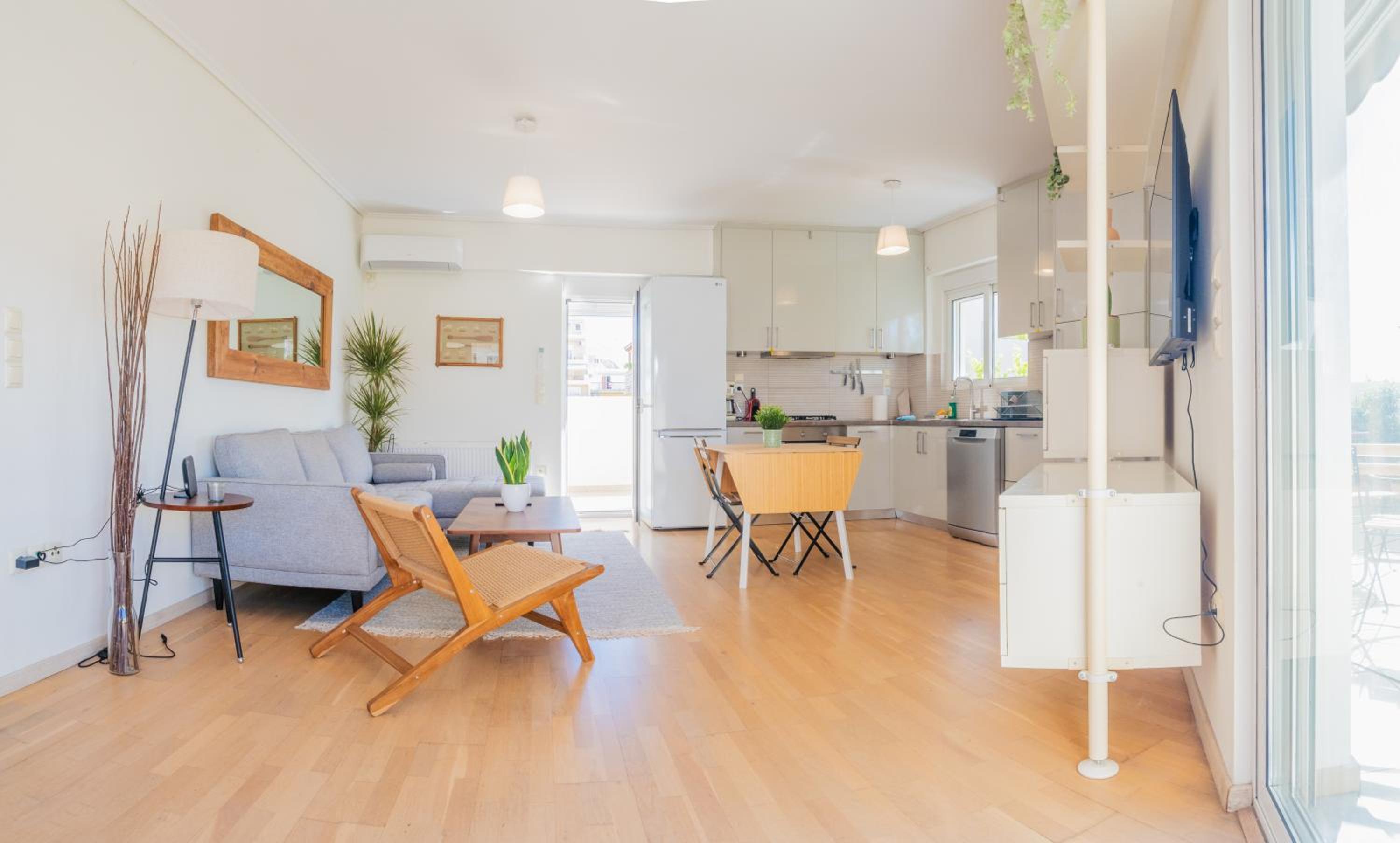 Three-Bedroom Premium Apartment with Balcony
