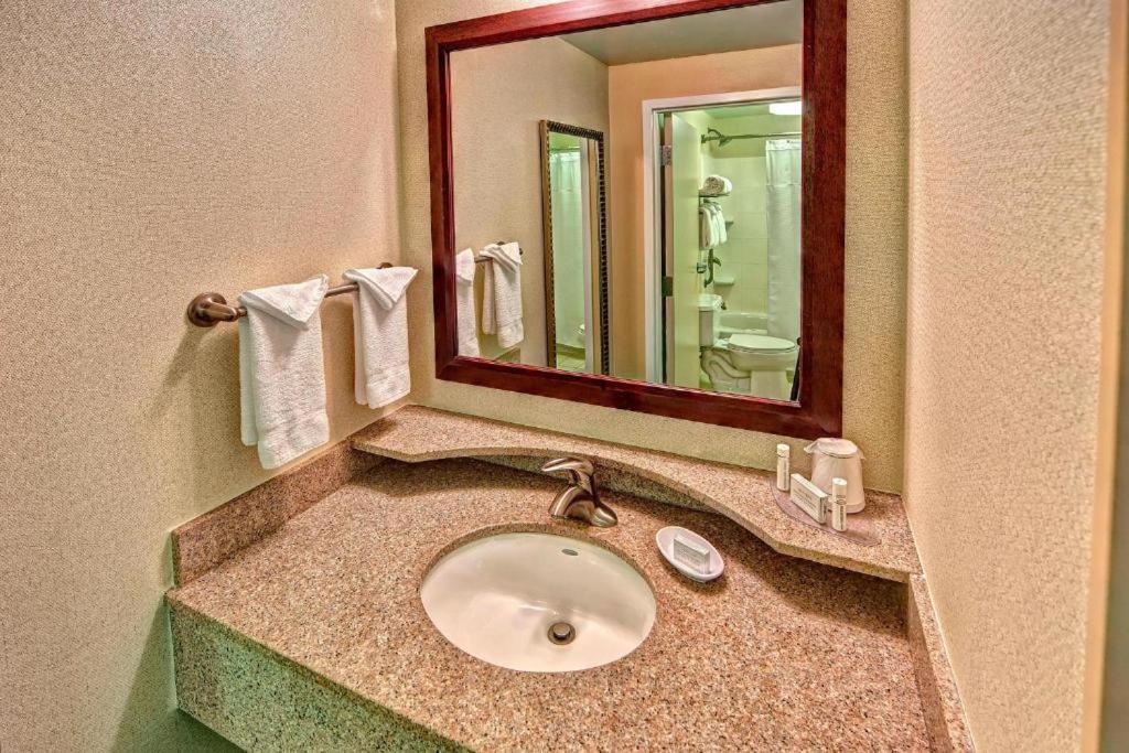 Suite with Two Double Beds and Adapted Tub - Mobility and Hearing Accessible - Photo 2