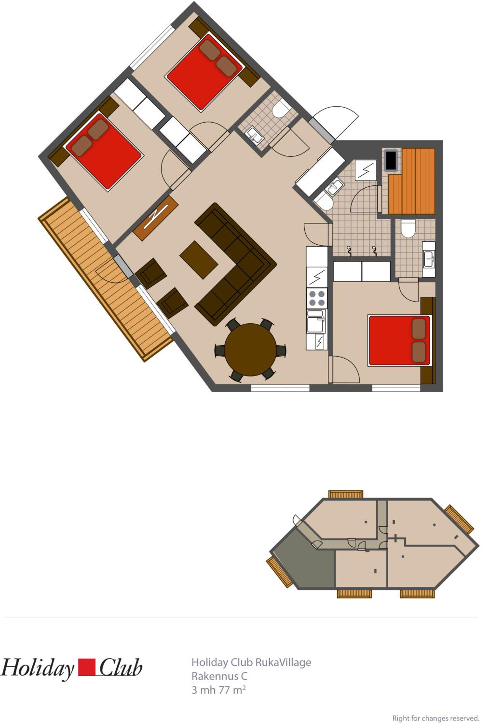 Three-Bedroom Apartment photo 3