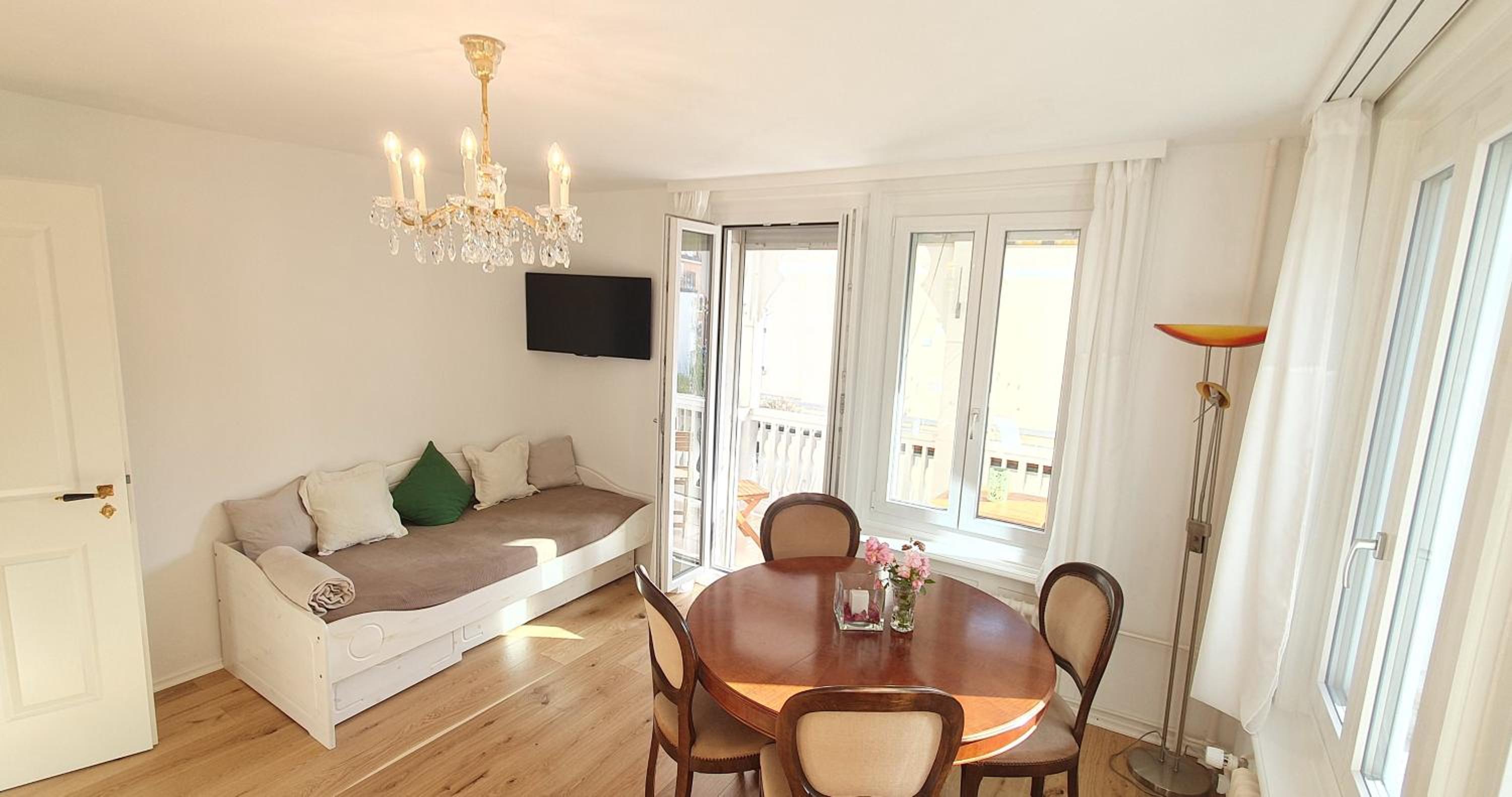 Three-Bedroom Premium Apartment with Balcony