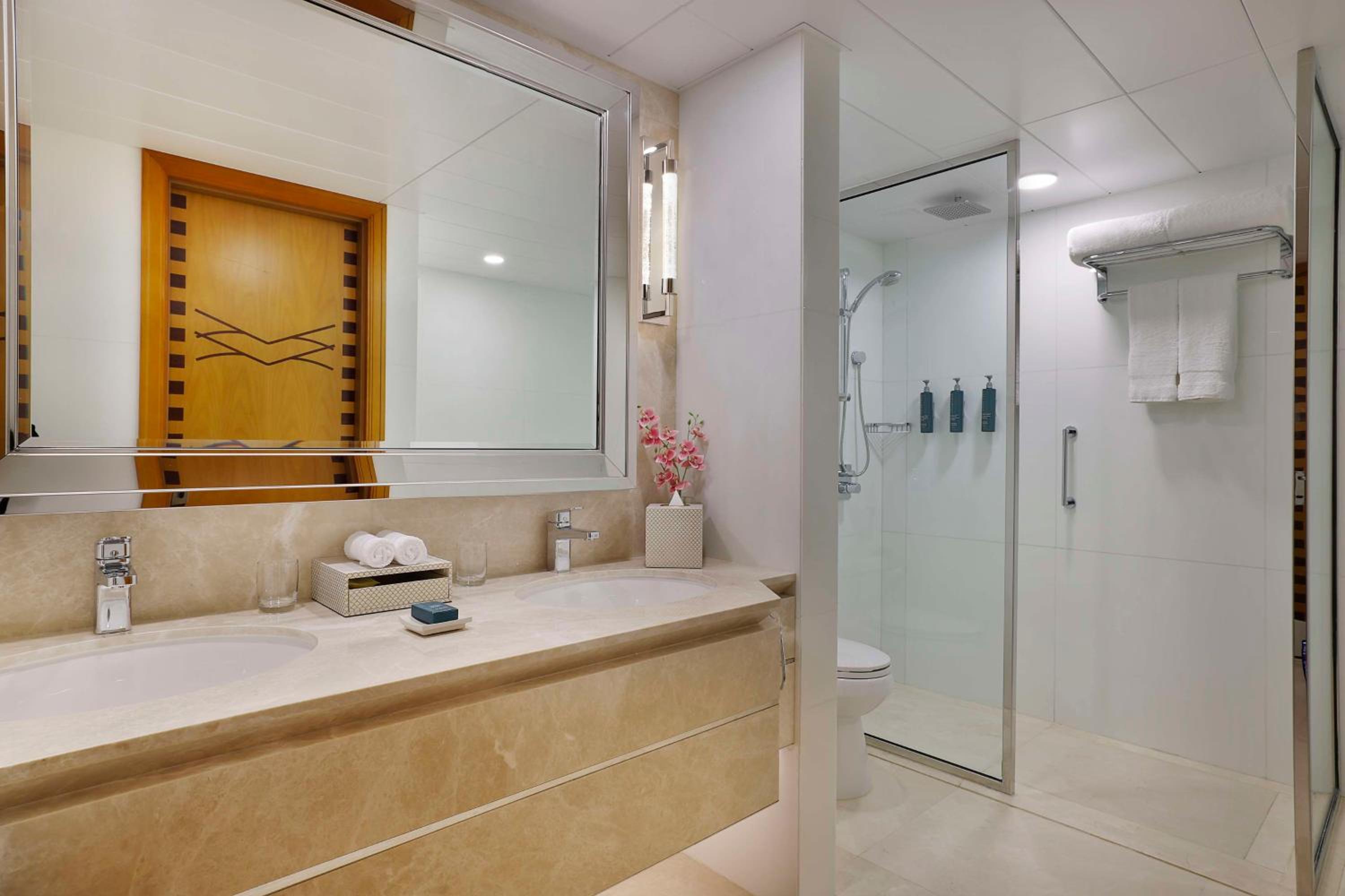 Family Suite with Two Queen Beds and Partial Sea View