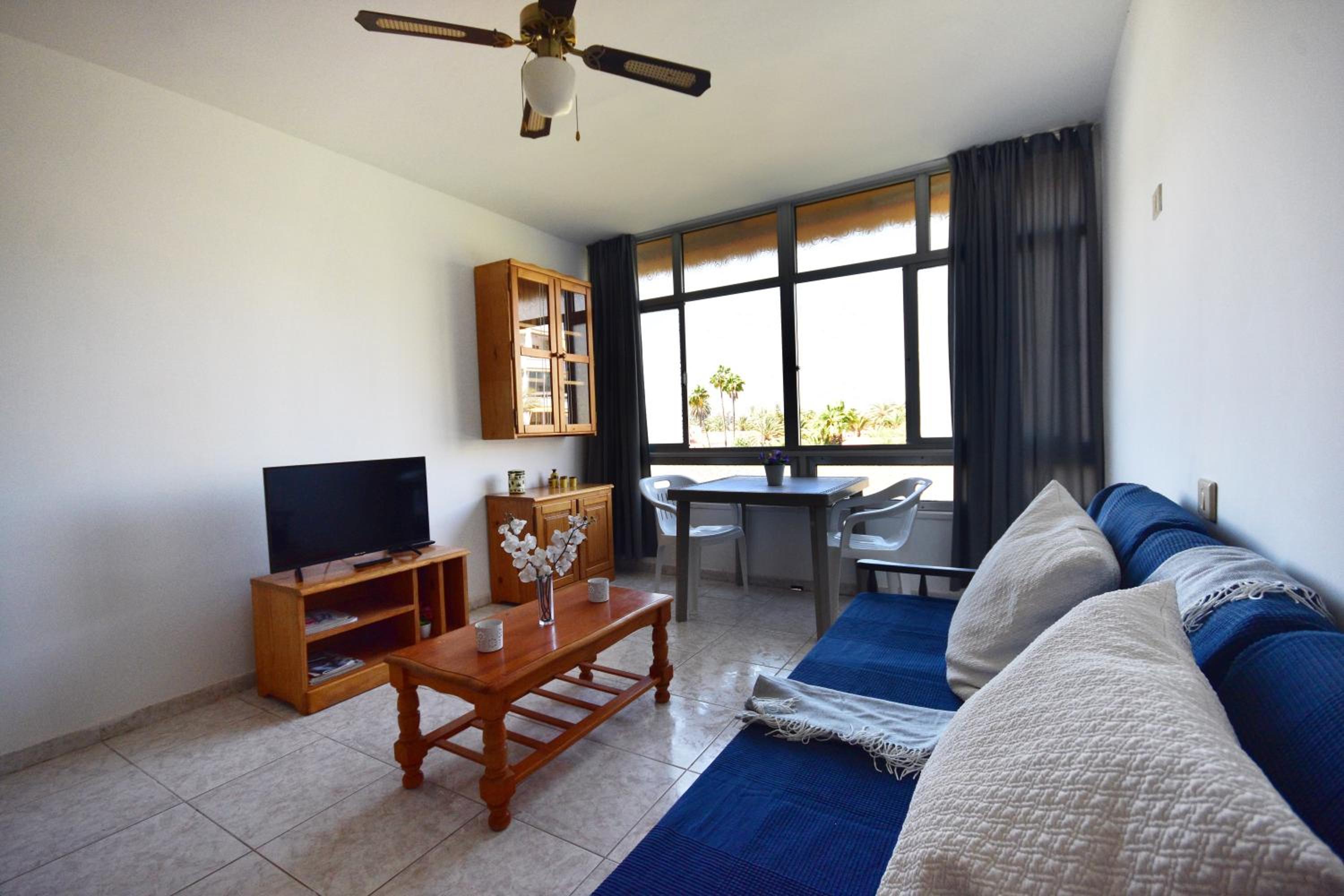Apartamento con vista al jardín