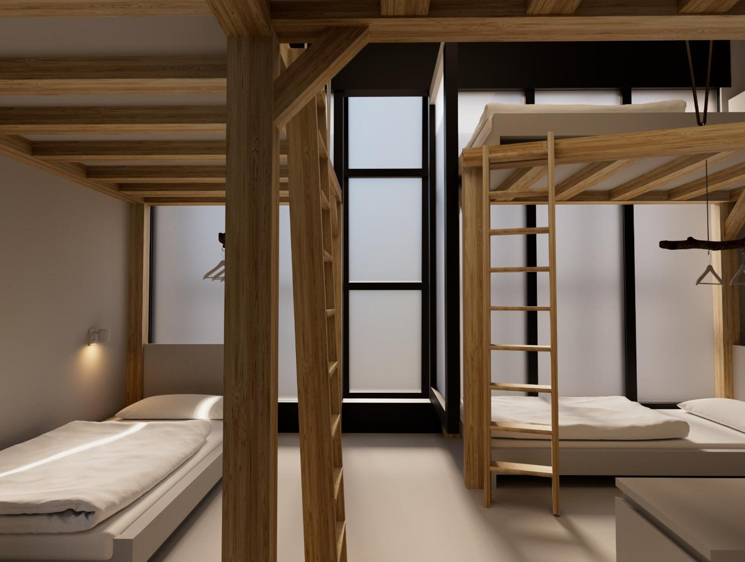 Bed in 6-Bed Female Dormitory Room photo 1