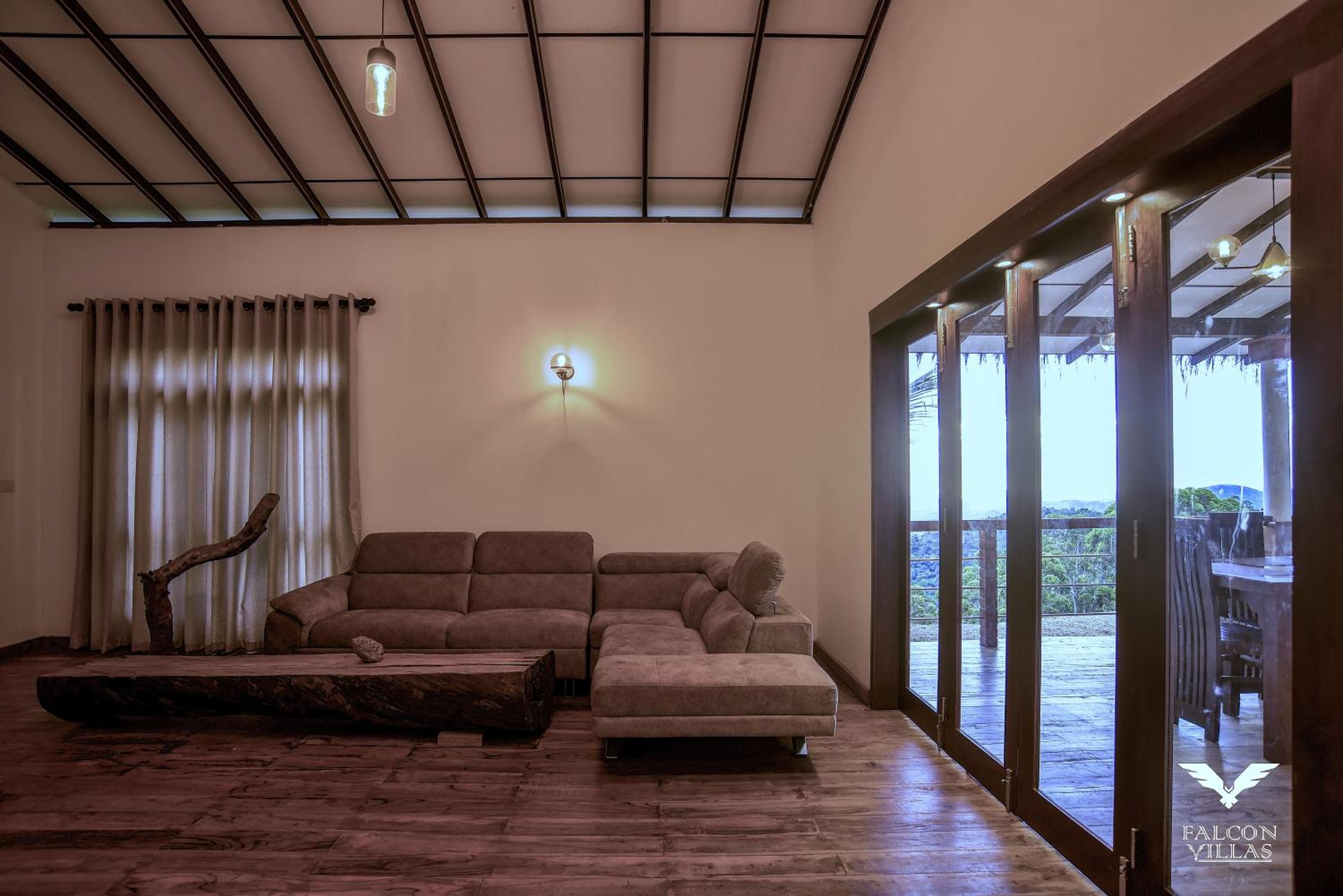 Family Room with Mountain View
