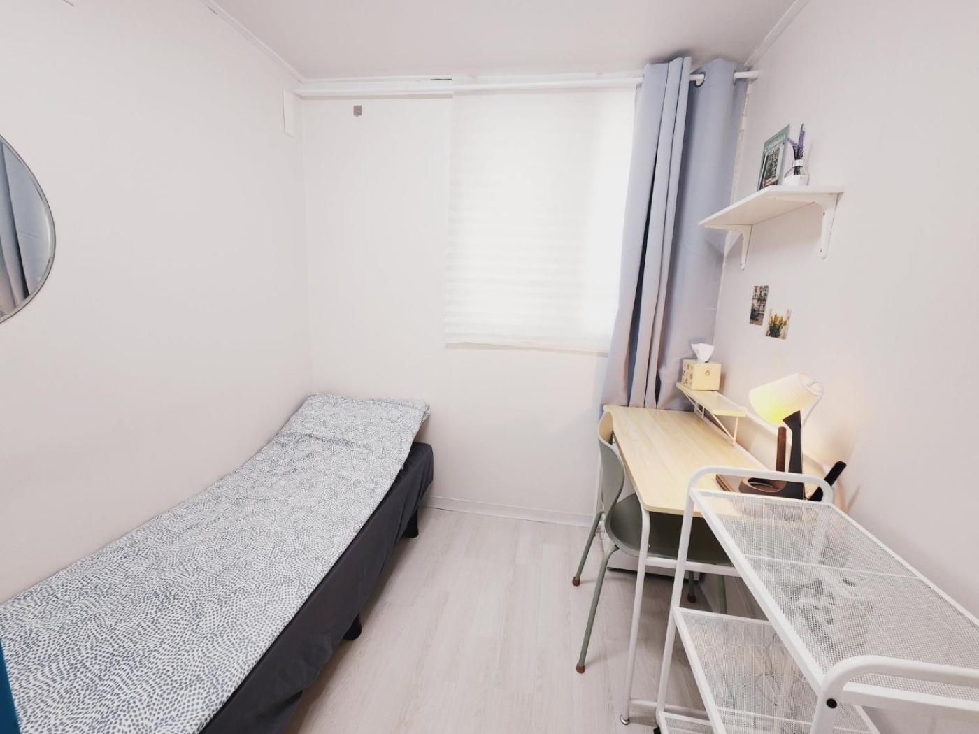 Single Room With Shared Shower And Toilet