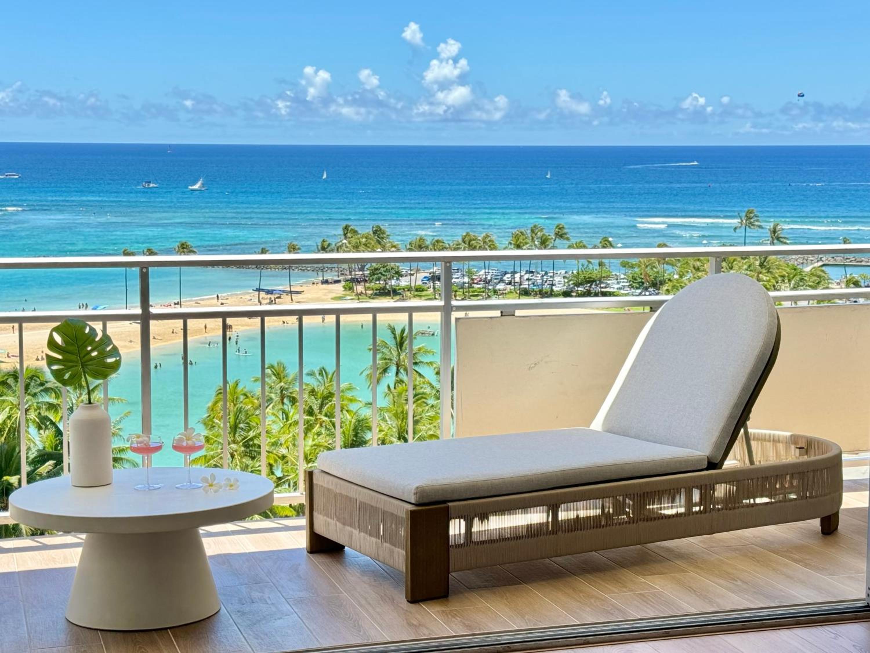 Panoramic Oceanview Resort - Full Kitchen in Each Unit, 2 Swimming Pools, Onsite Restaurants, Fireworks Every Friday: view from hotel room photo