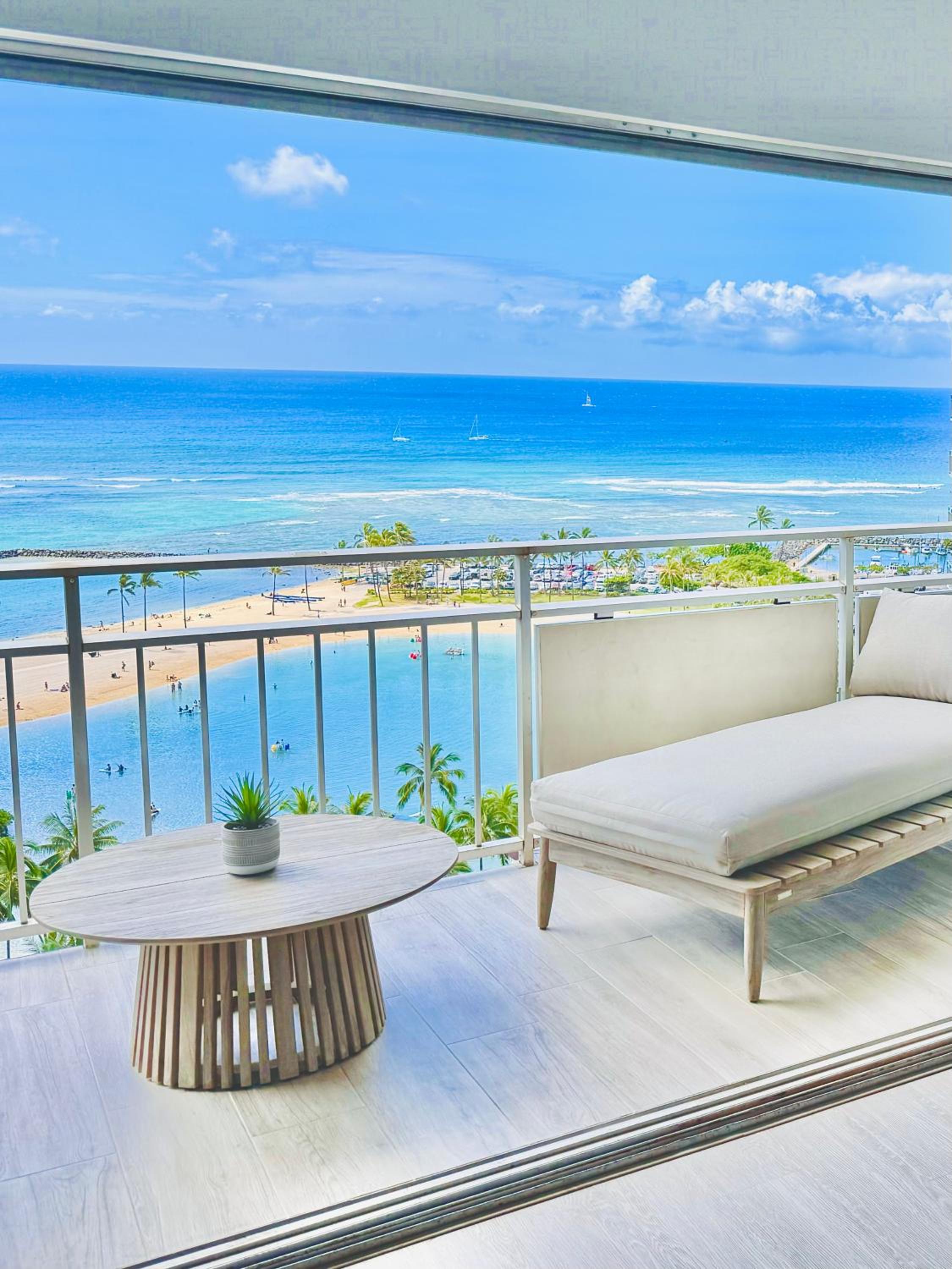 Panoramic Oceanview Resort - Full Kitchen in Each Unit, 2 Swimming Pools, Onsite Restaurants, Fireworks Every Friday: view from hotel room photo
