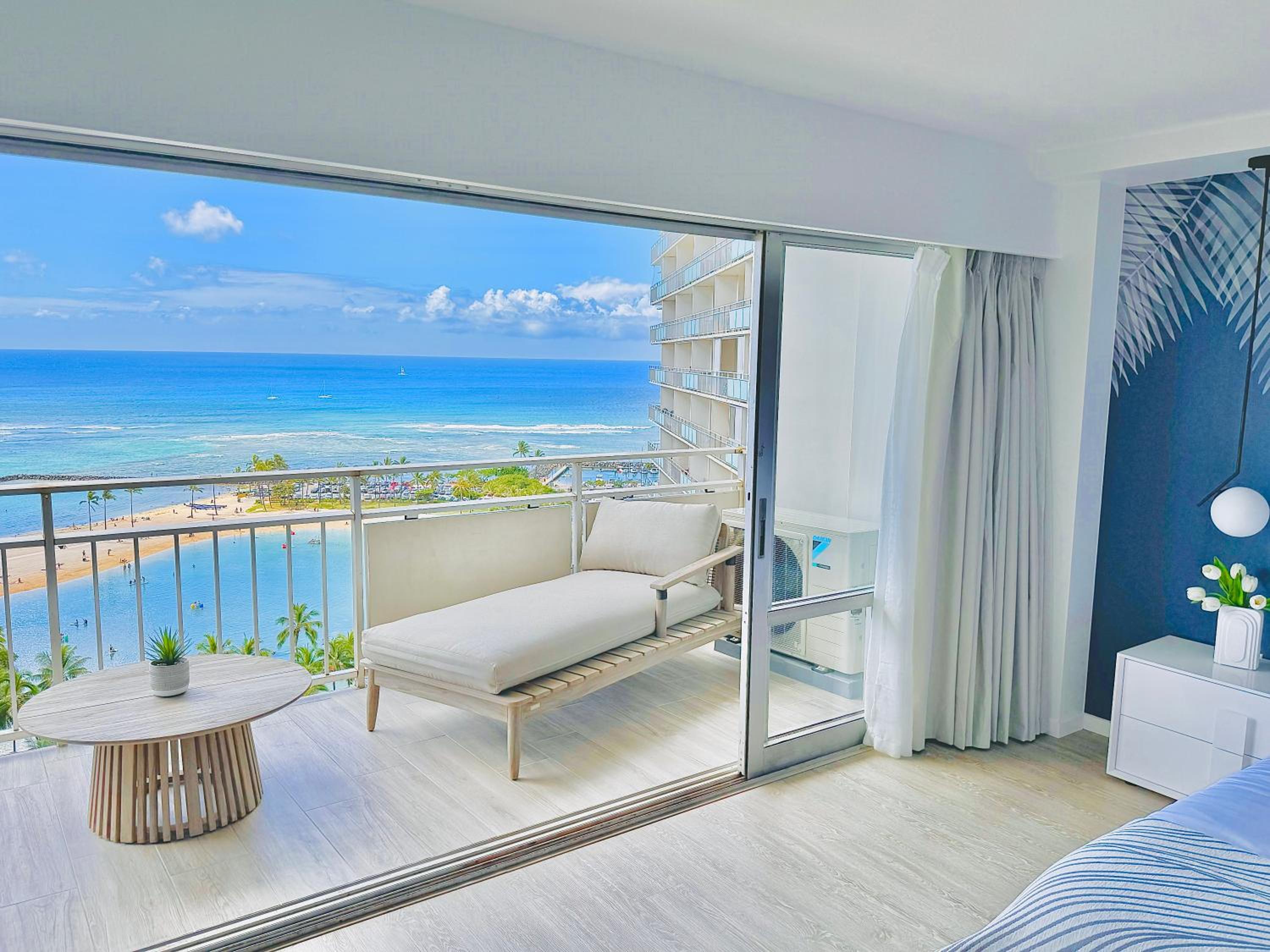 Panoramic Oceanview Resort - Full Kitchen in Each Unit, 2 Swimming Pools, Onsite Restaurants, Fireworks Every Friday: view from hotel room photo