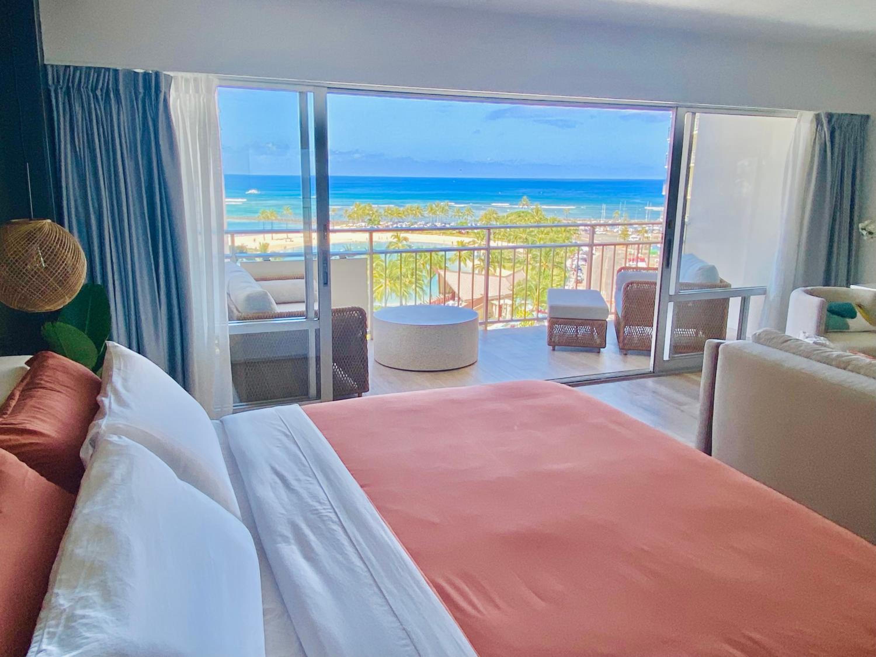Panoramic Oceanview Resort - Full Kitchen in Each Unit, 2 Swimming Pools, Onsite Restaurants, Fireworks Every Friday: view from hotel room photo