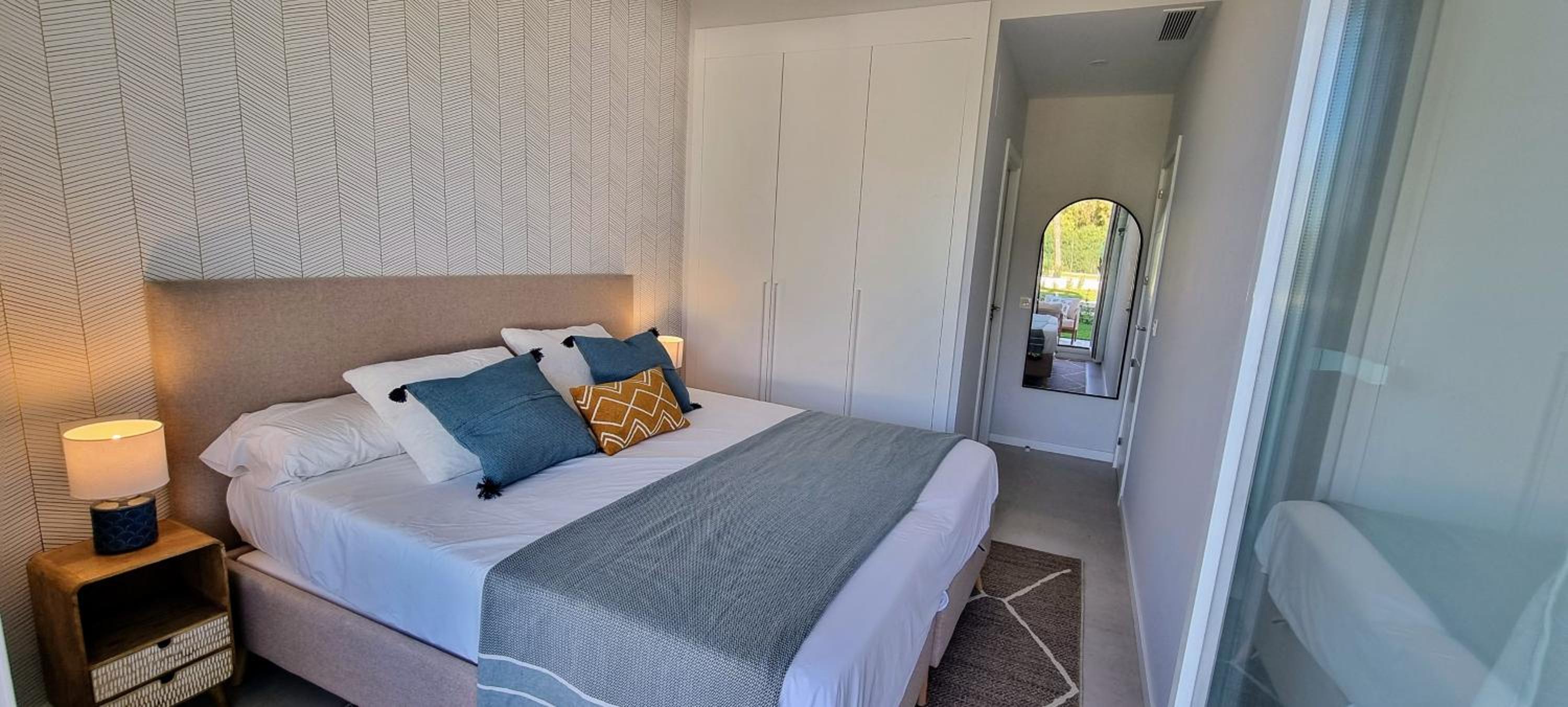 Apartamento de dos habitaciones de lujo con vista al jardín