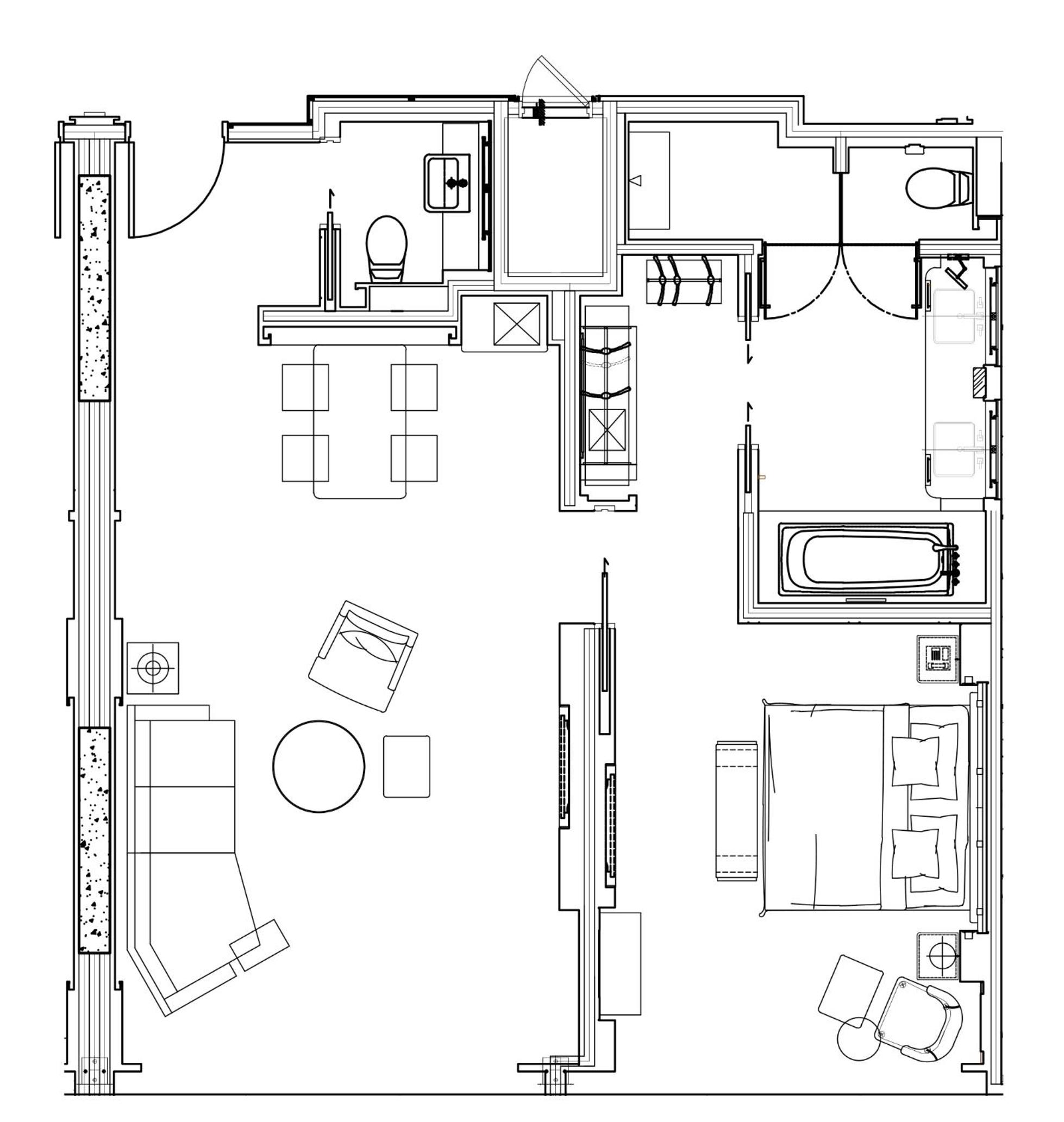King Prestige Suite with Club Millésime Access and City View thumbnail 6
