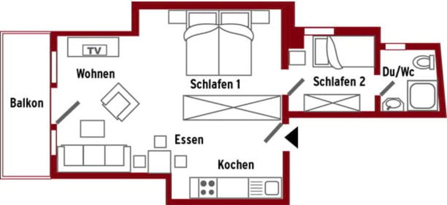 Apartment with Balcony photo 3