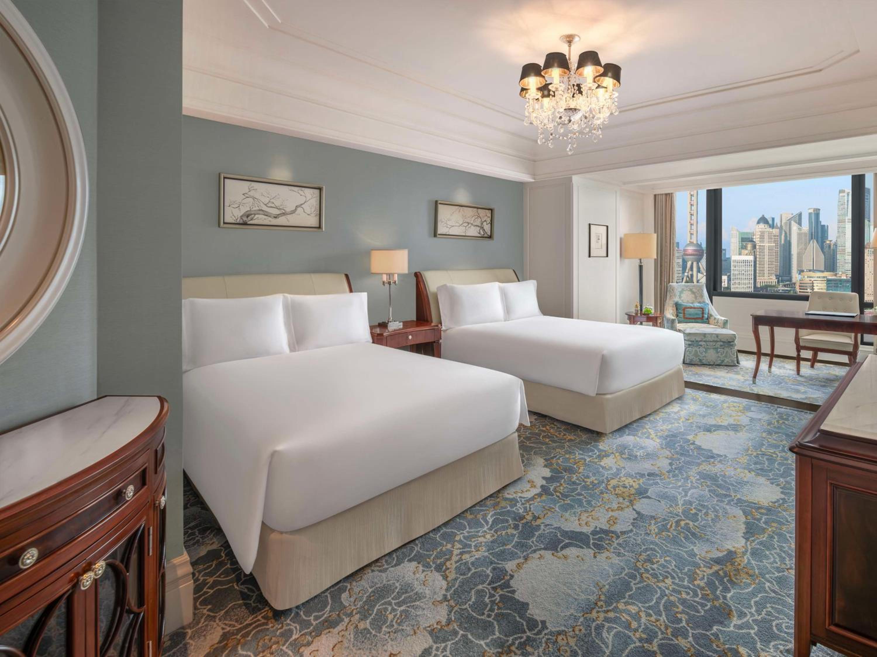Deluxe Queen Room with Two Queen Beds and River View