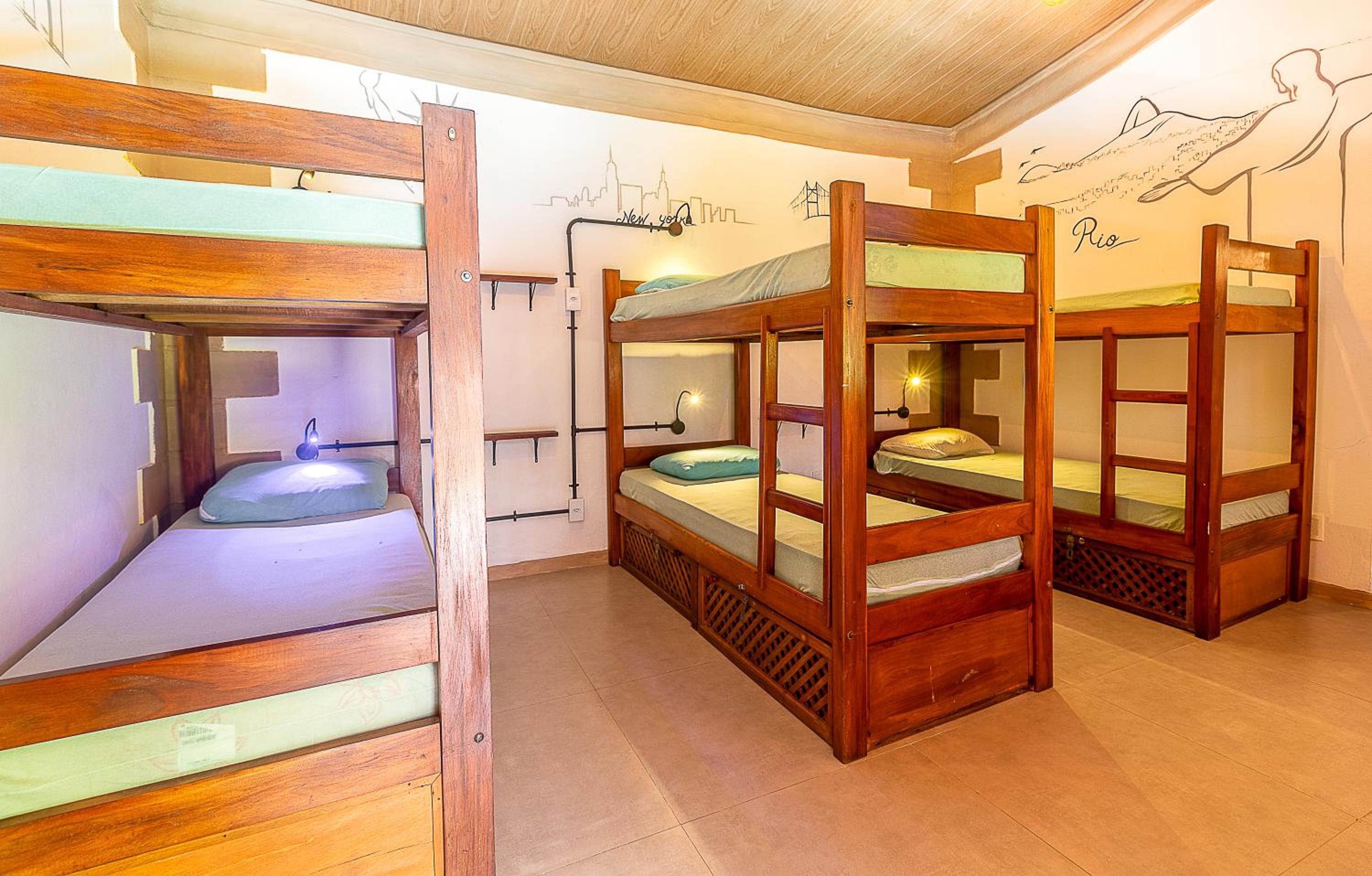 Bed In 6-Bed Female Dormitory Room