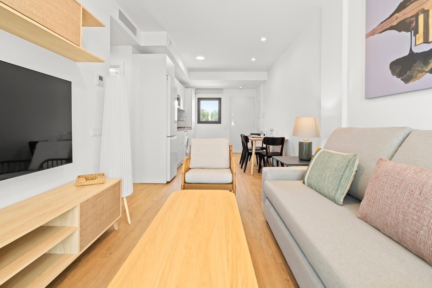 Apartamento de dos habitaciones
