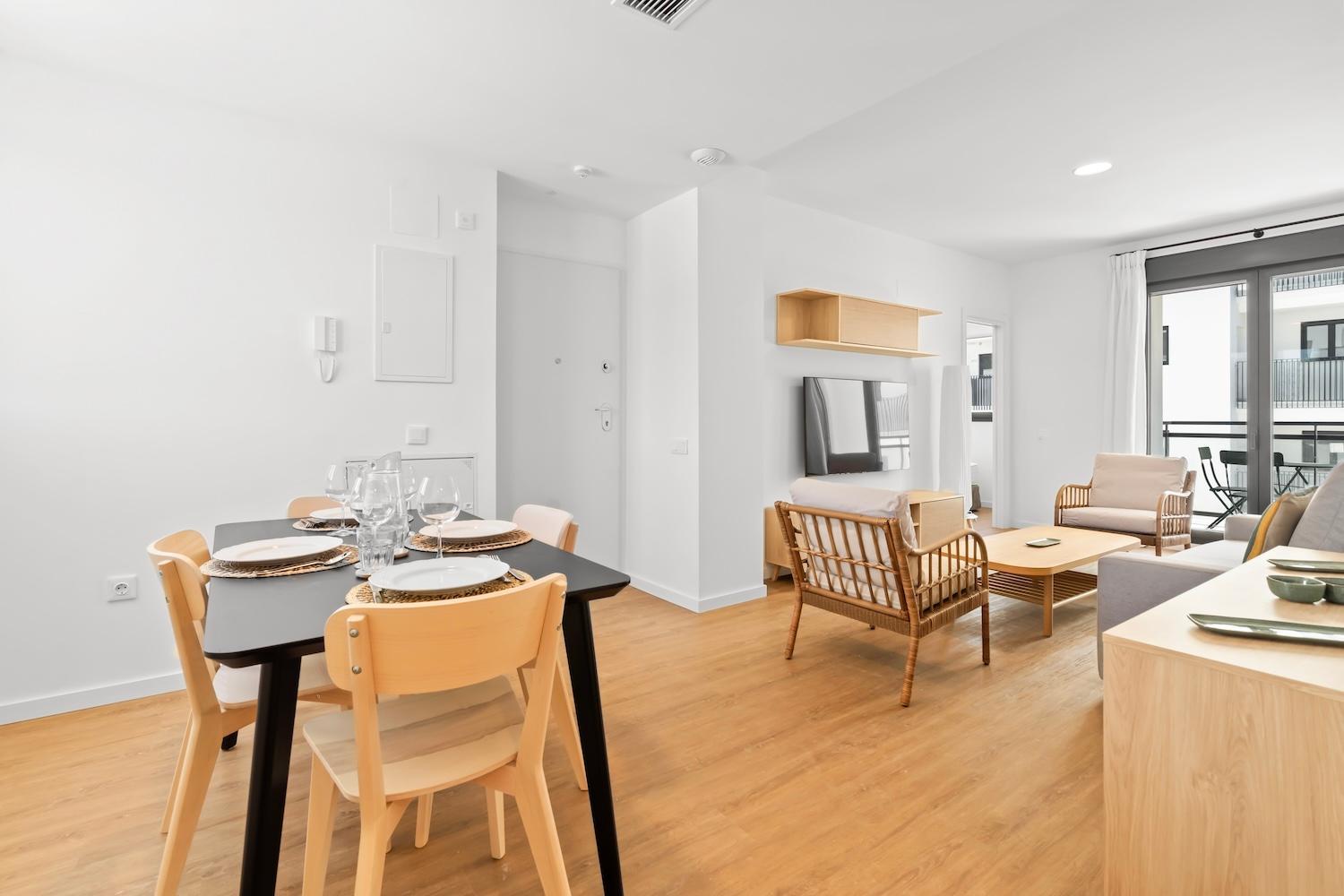 Apartamento de dos habitaciones