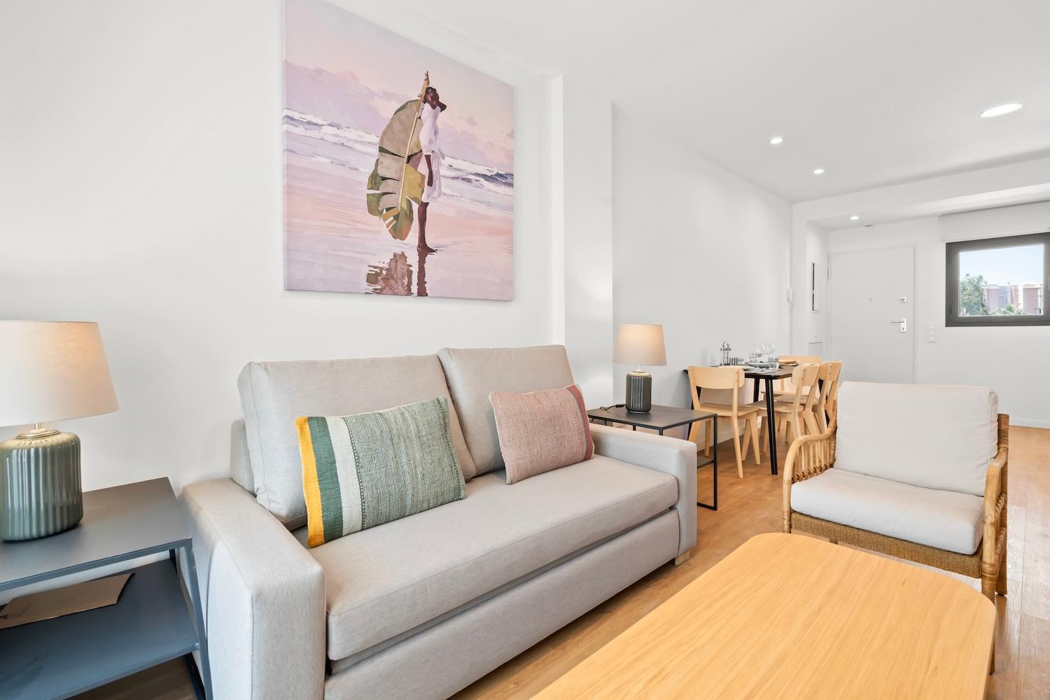 Apartamento de dos habitaciones