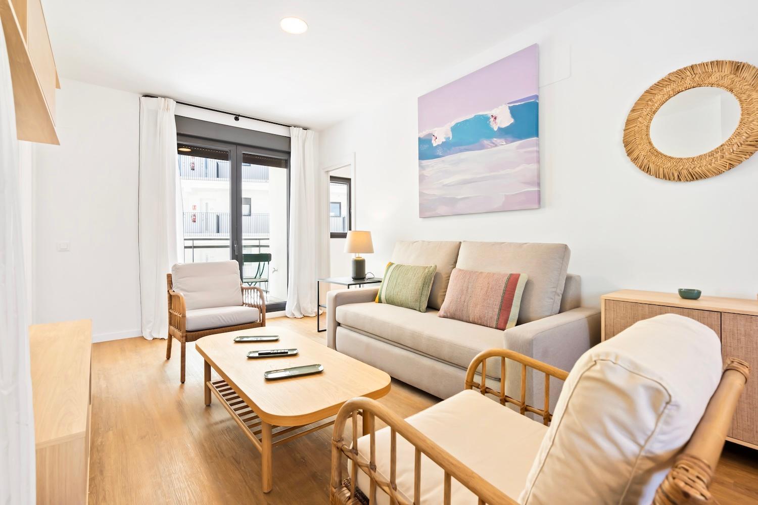 Apartamento de dos habitaciones