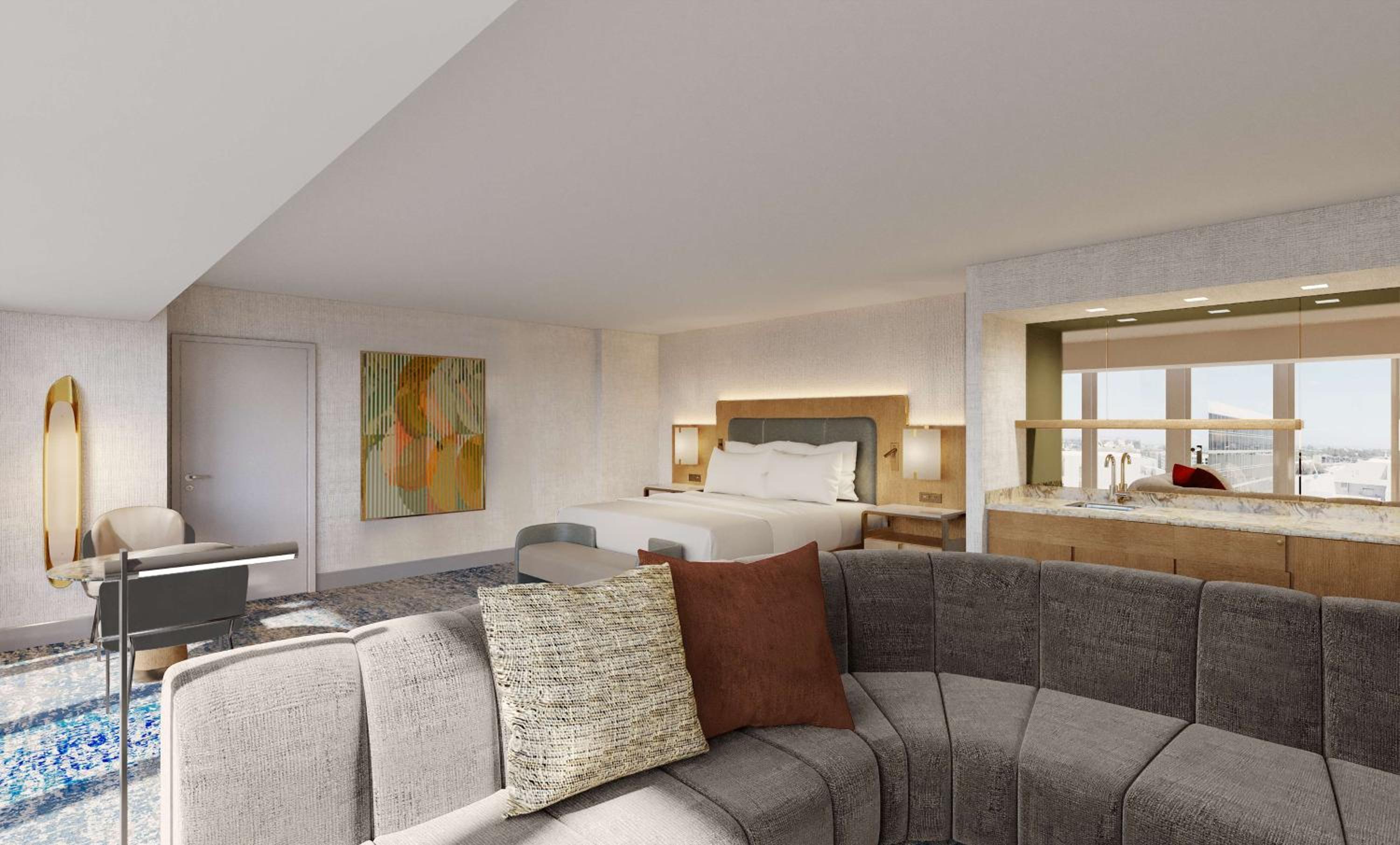 Park View Studio Suite with Two Queen Beds and Sofa Bed