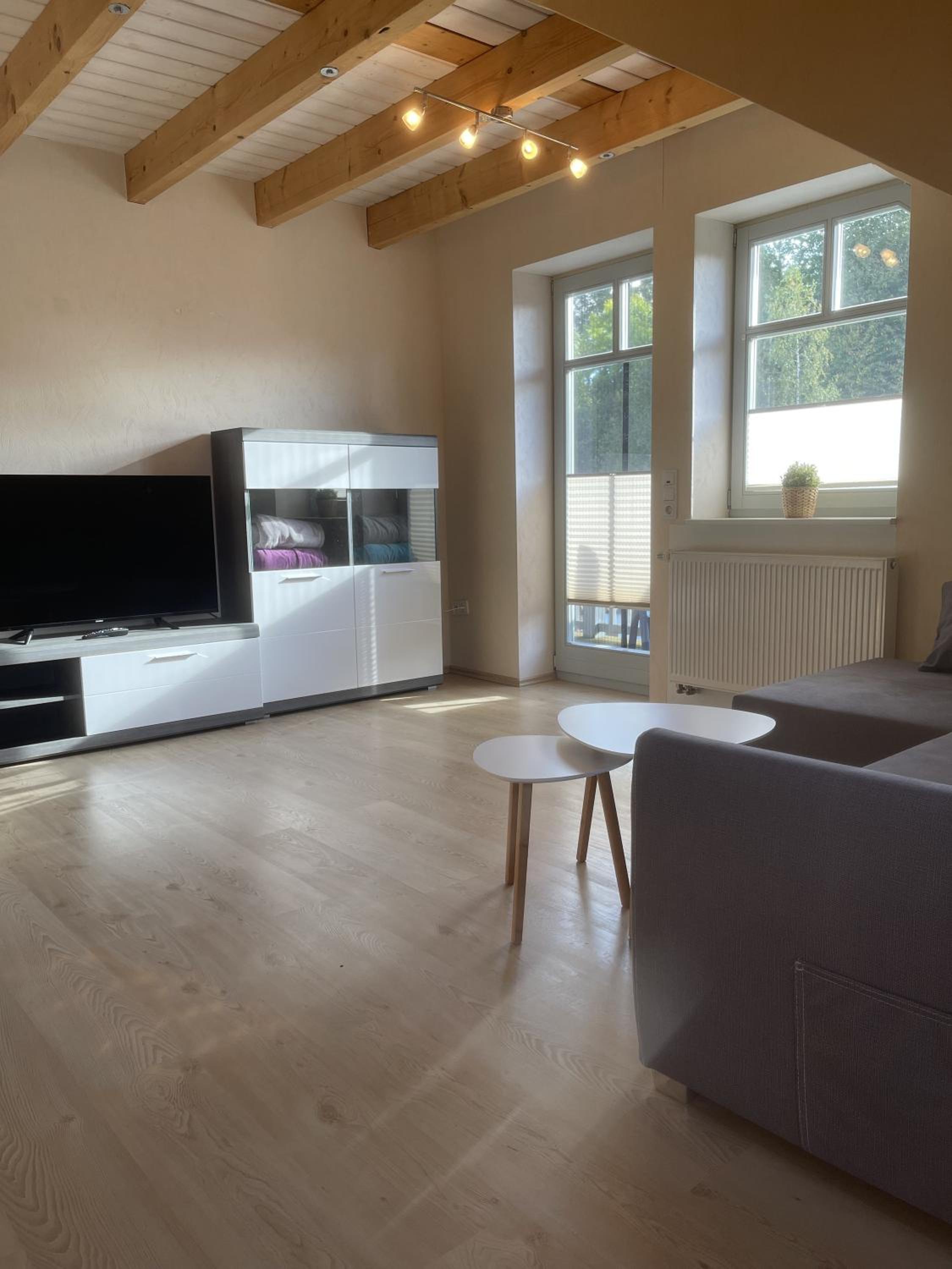 Two-Bedroom Deluxe Apartment with Garden View