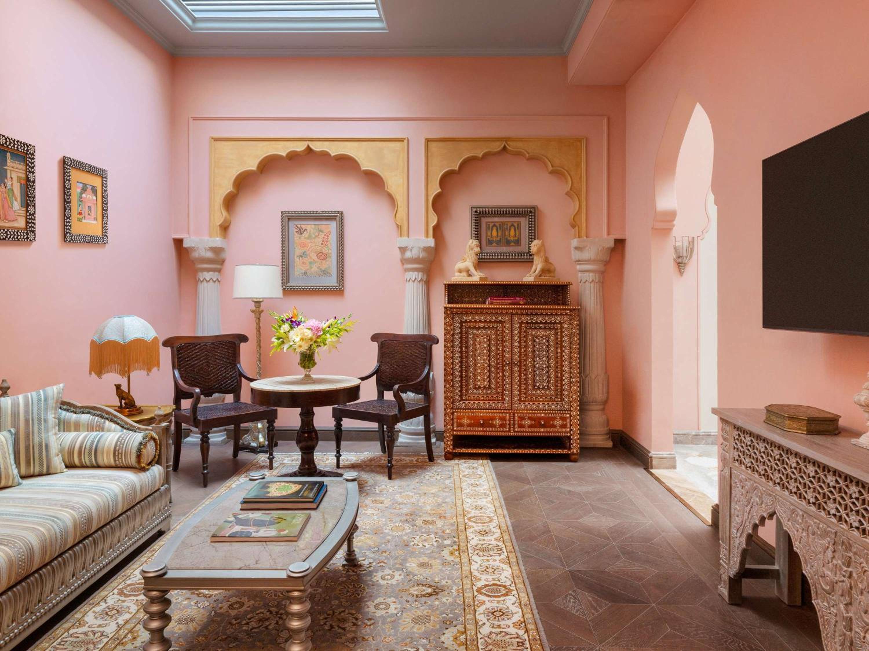 Raffles One King Bedroom Suite with Plunge Pool: Airport Transfers, 01 Bottle of wine, INR 3000 hotel credit once during the stay. Book for two nights and receive one 60-minute spa therapy for one person. 20% savings on hotel services