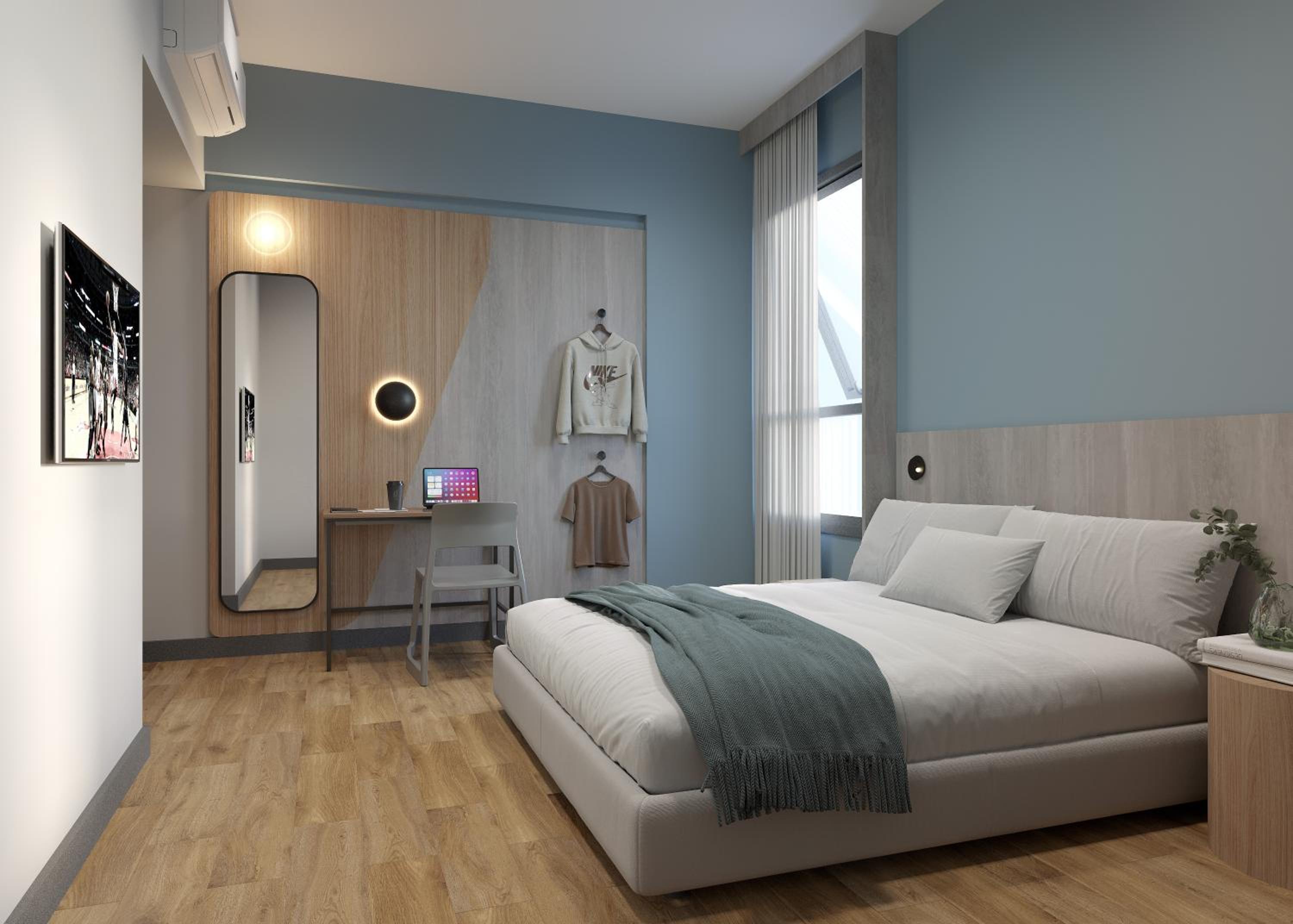 Standard Triple Room With One Double And One Single Bed - Mobility Accessible photo 1