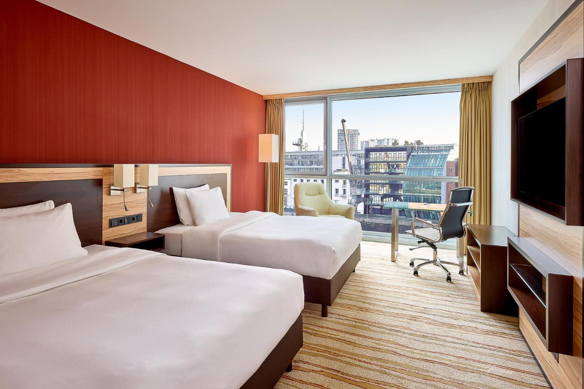 High floor room twin, Guest room, 2 Double