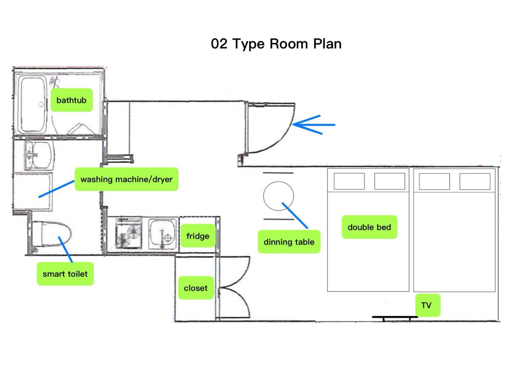 One-Bedroom Apartment photo 1