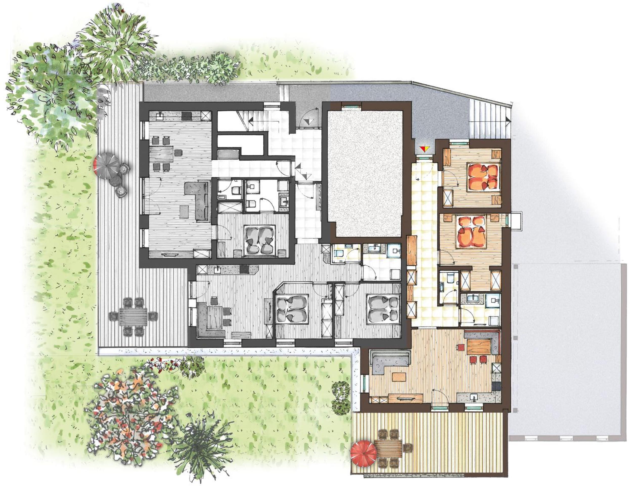 Two-Bedroom Apartment with Terrace photo 2