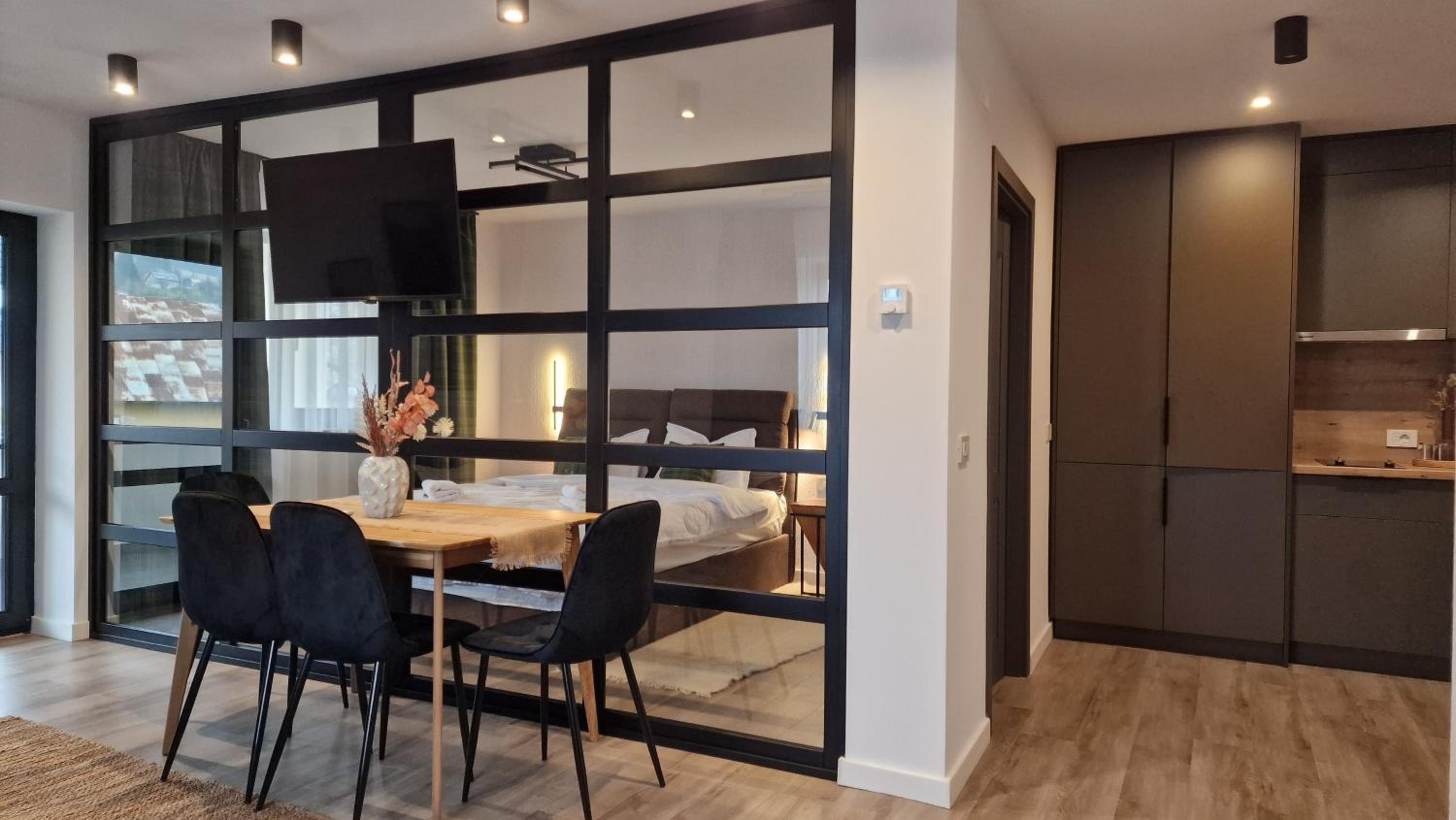 Deluxe One-Bedroom Apartment with Garden View