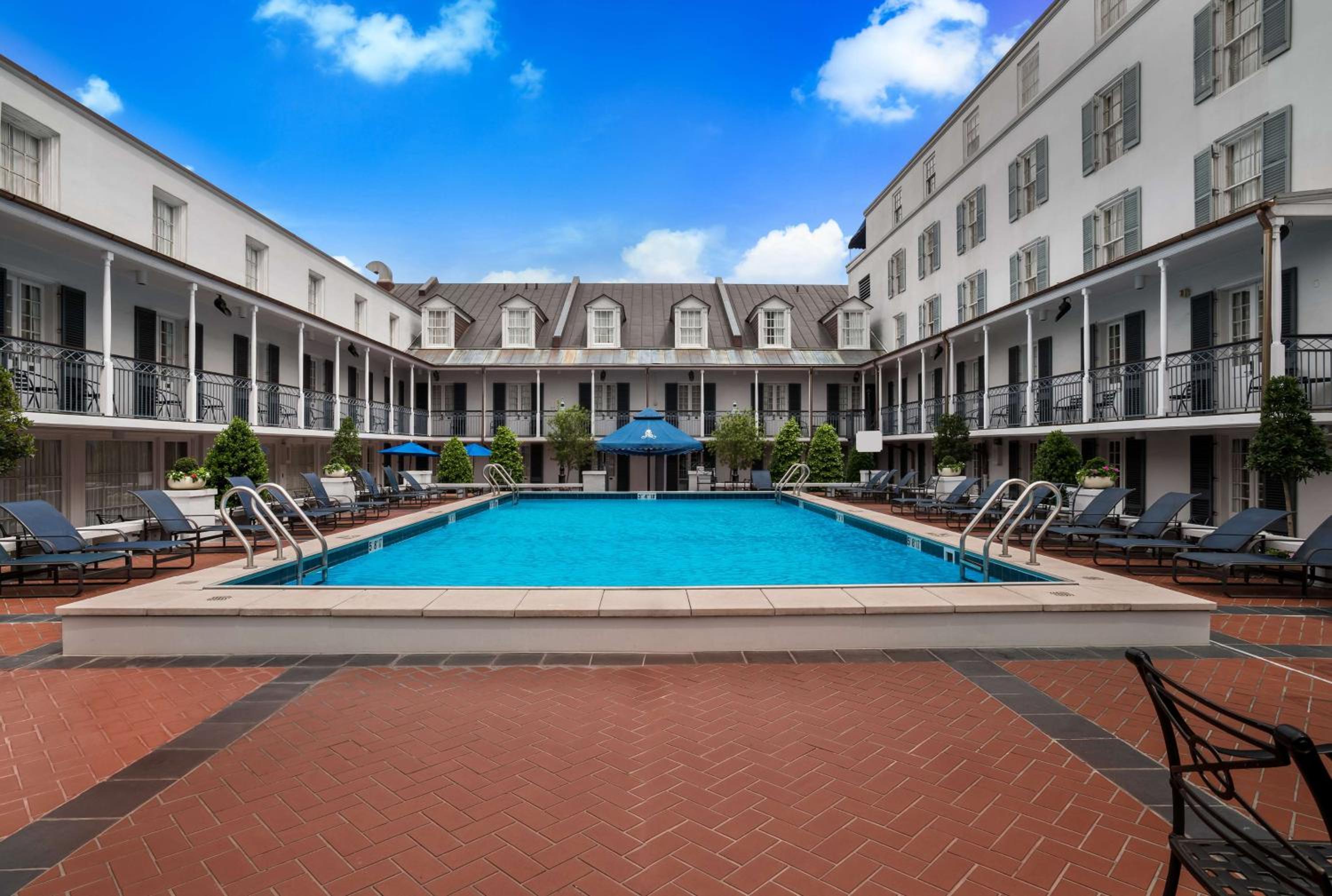 Split Level Suite, King, Semi Private Patio, View of Pool