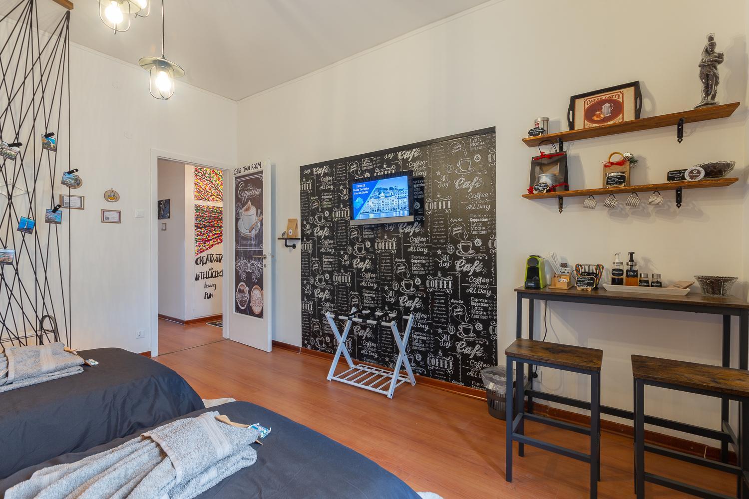 Twin Room With Shared Bathroom