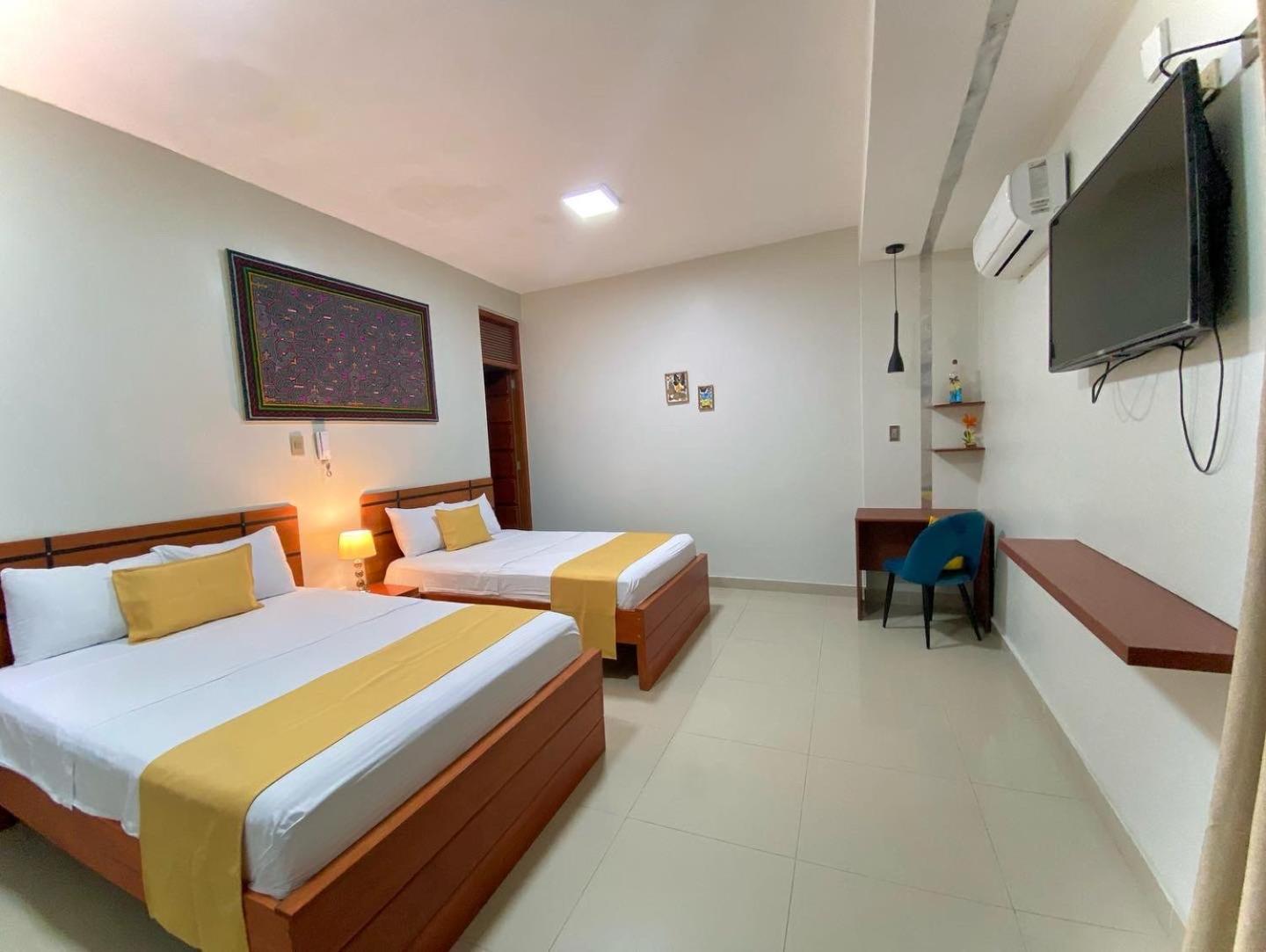 Deluxe Double Room with Two Double Beds