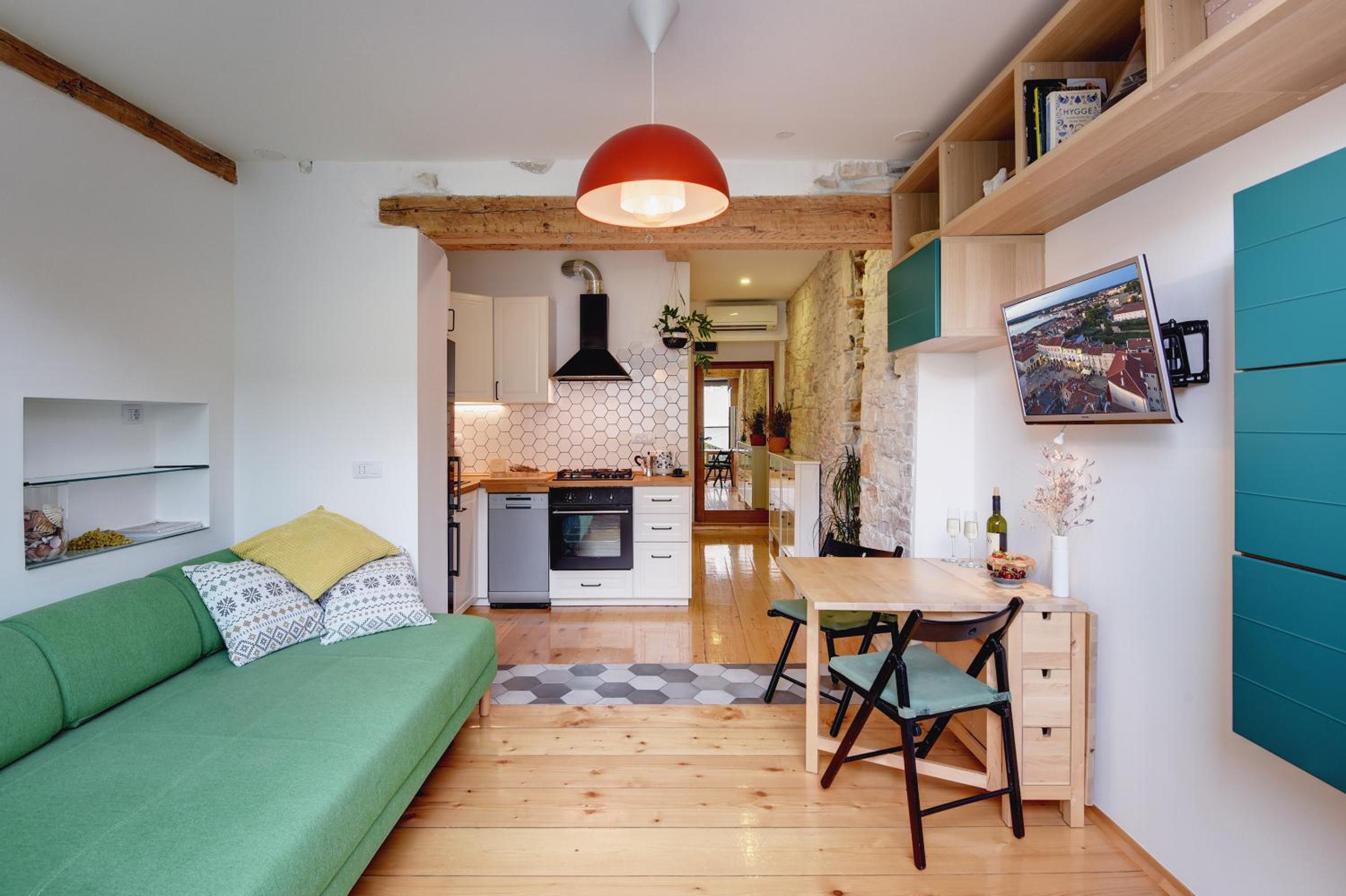 Deluxe One-Bedroom Apartment With Garden View