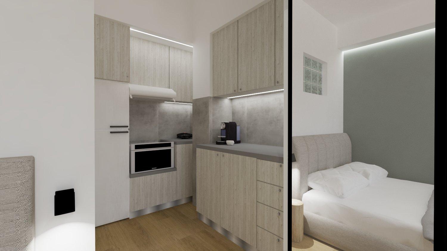 Studio Apartment with One Double Bed photo 3