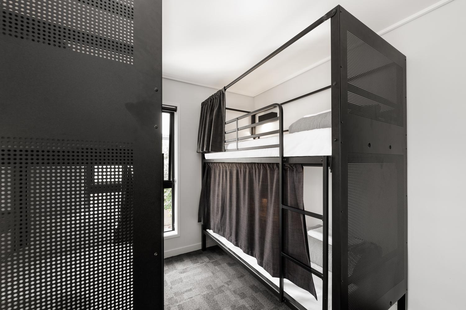 Bed in 4-Bed Female Dormitory Room with Shared Bathroom