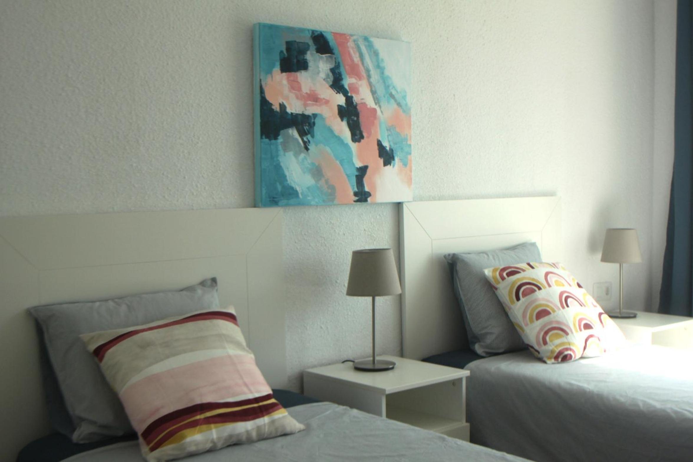 Apartamento de dos habitaciones con vista al mar