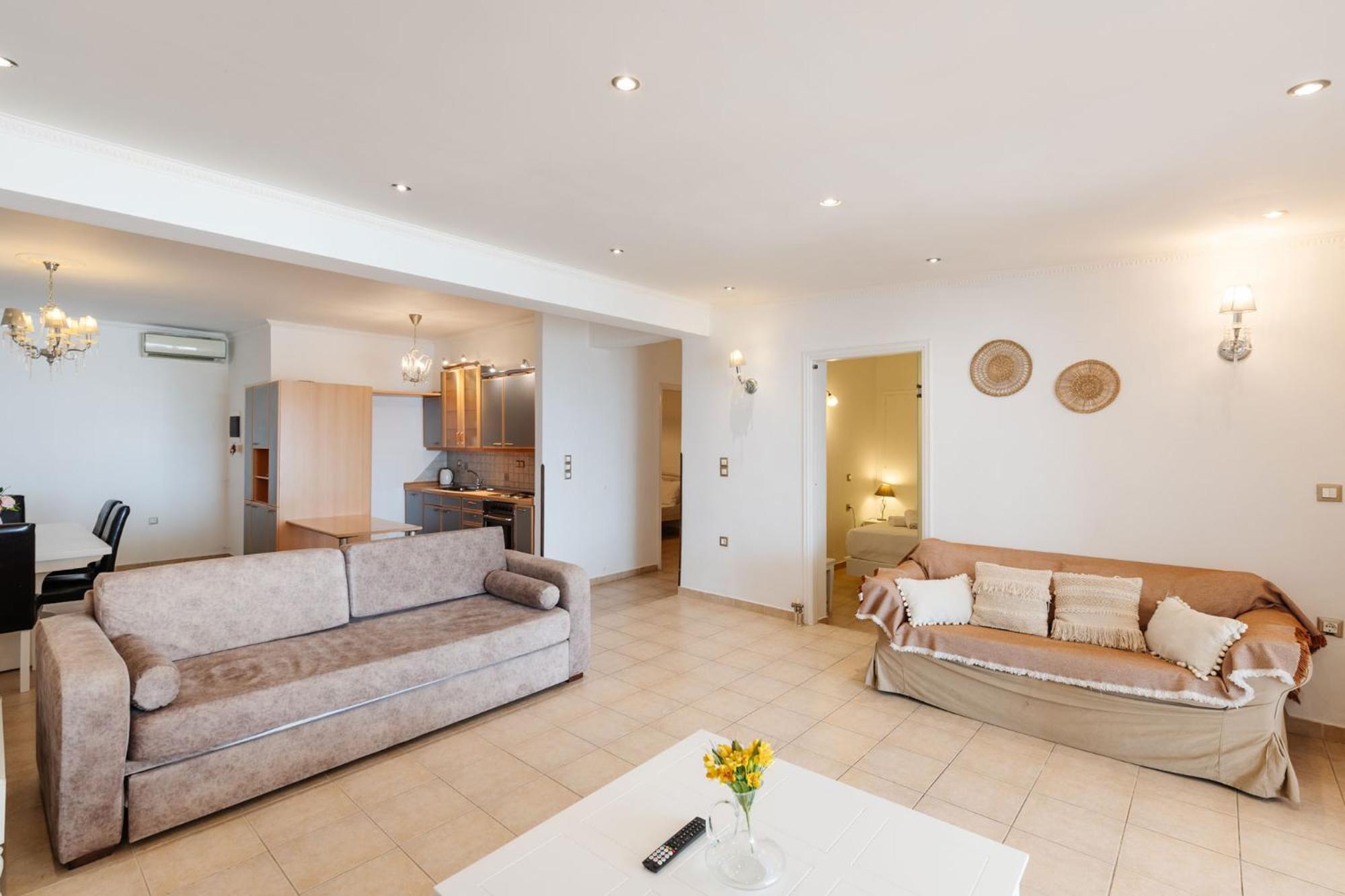 Superior Suite with Private Terrace and Pontikonisi island view - Annex